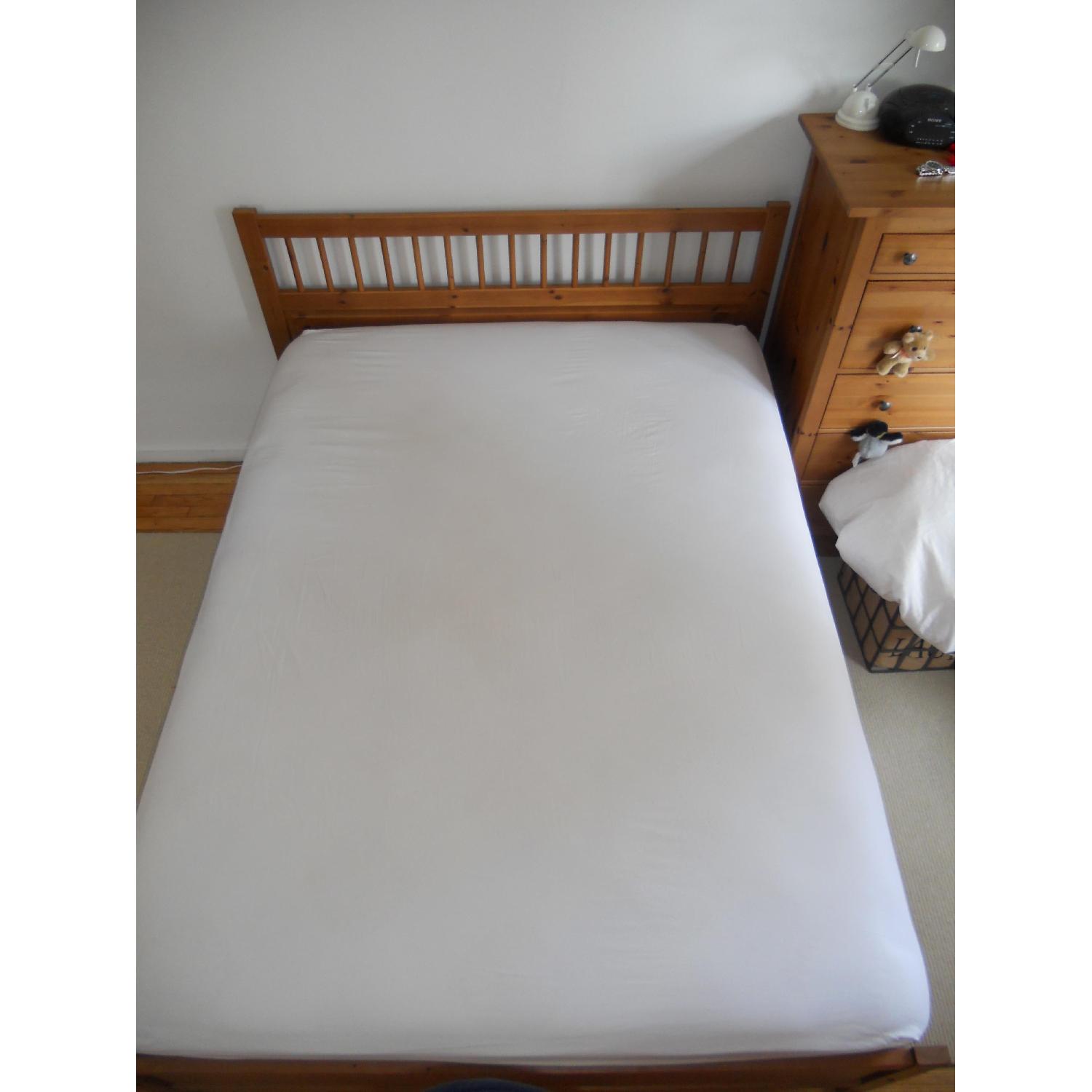 Ikea Hemnes Solid Wood Queen Bed AptDeco