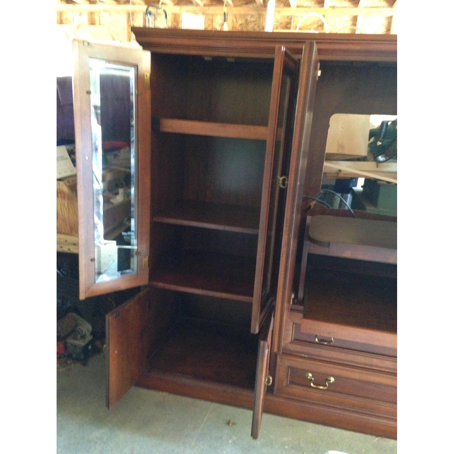 Solid wood Entertainment Center - image-3