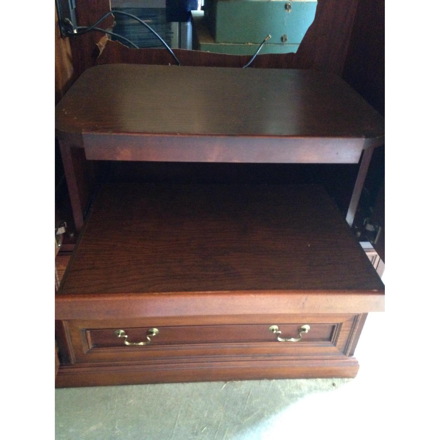 Solid wood Entertainment Center - image-5