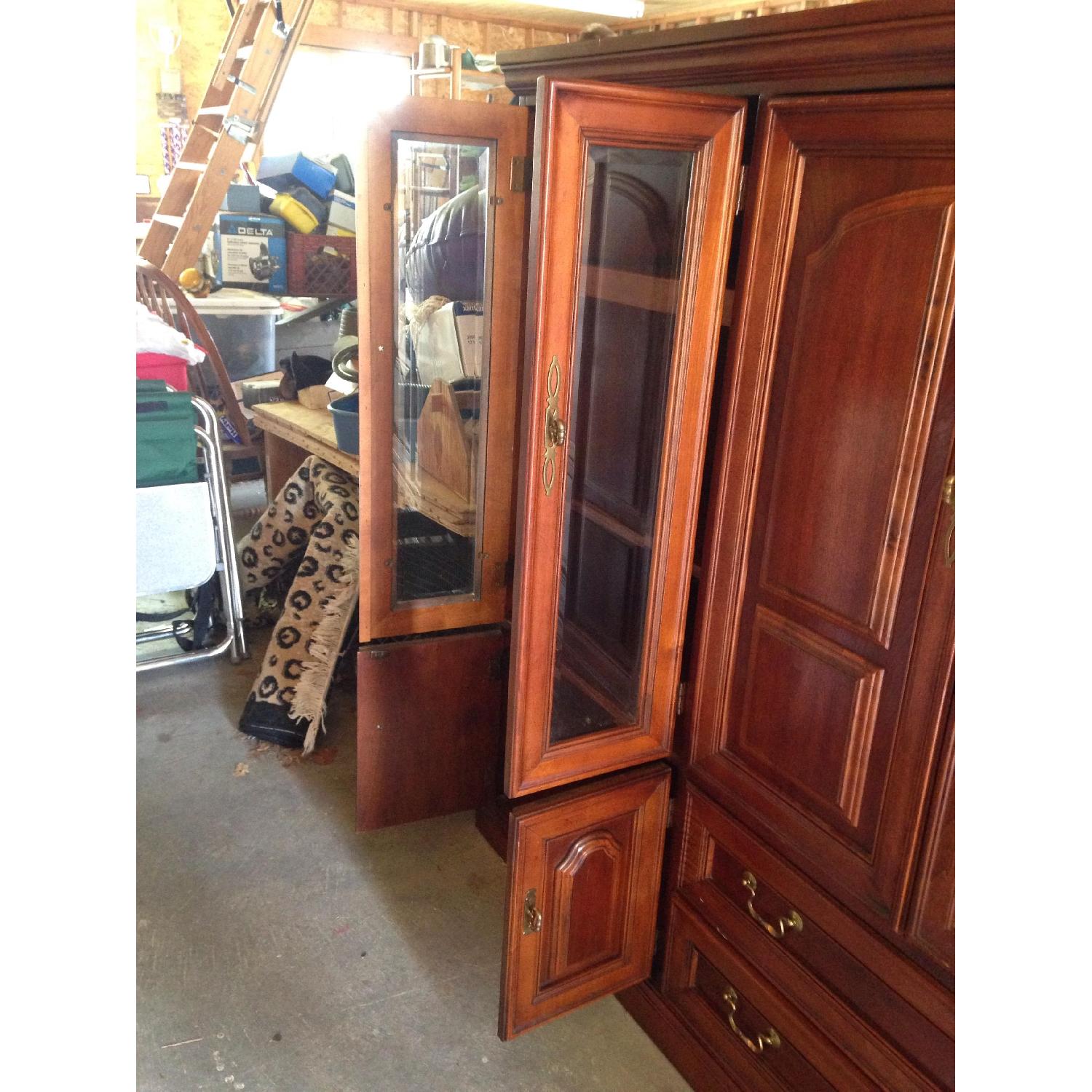 Solid wood Entertainment Center - image-6