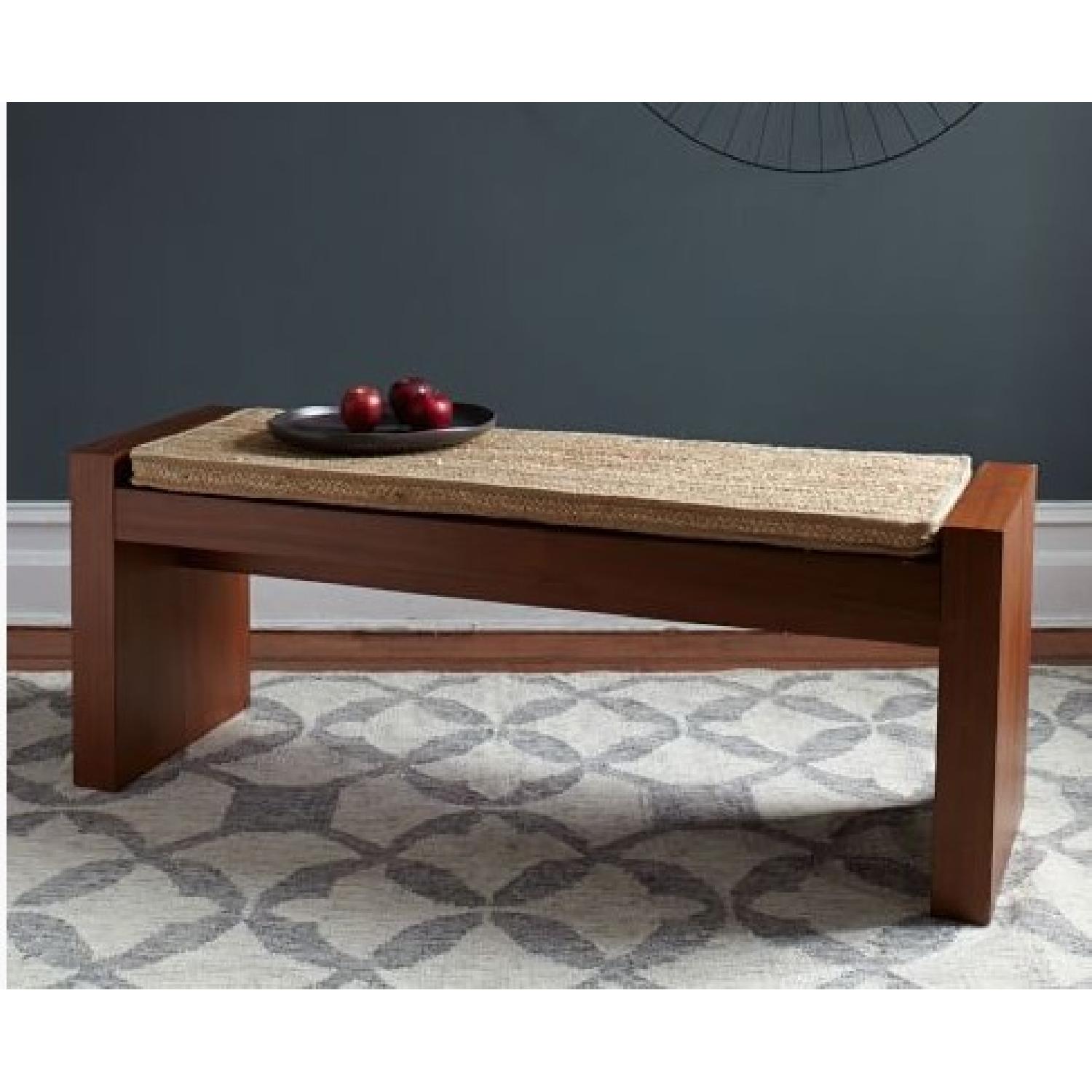 West Elm Terra Dining Table w/ 2 Benches AptDeco