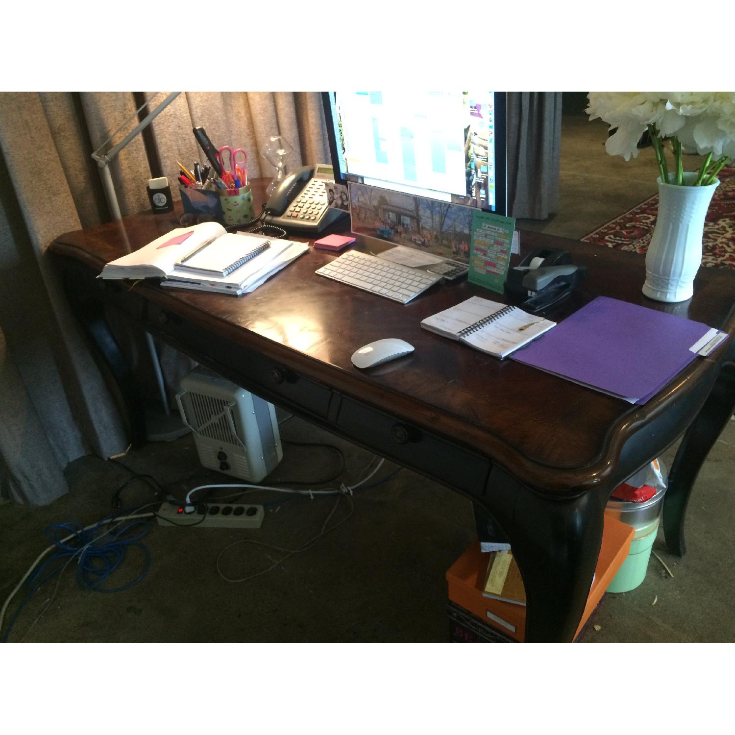 Dark Wood Desk - image-2