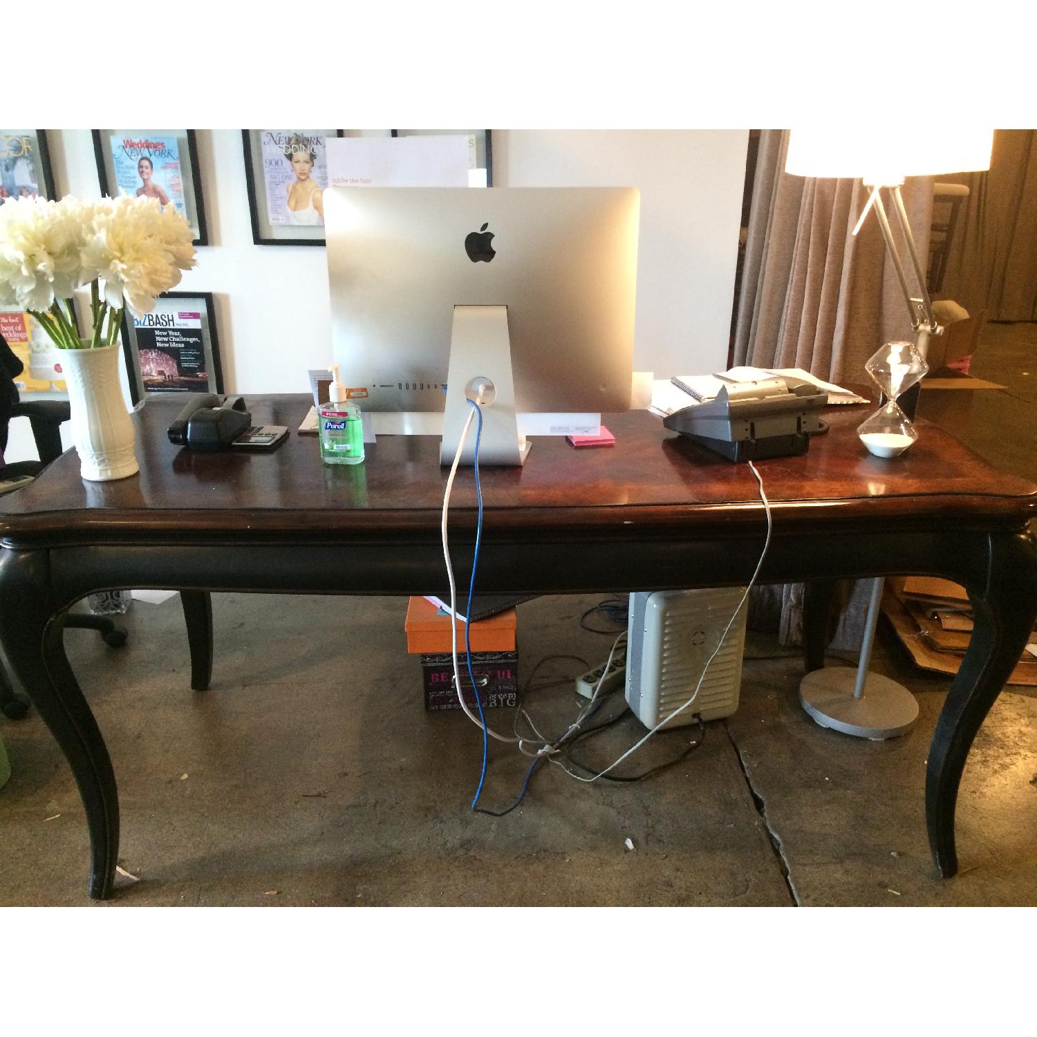 Dark Wood Desk - image-3