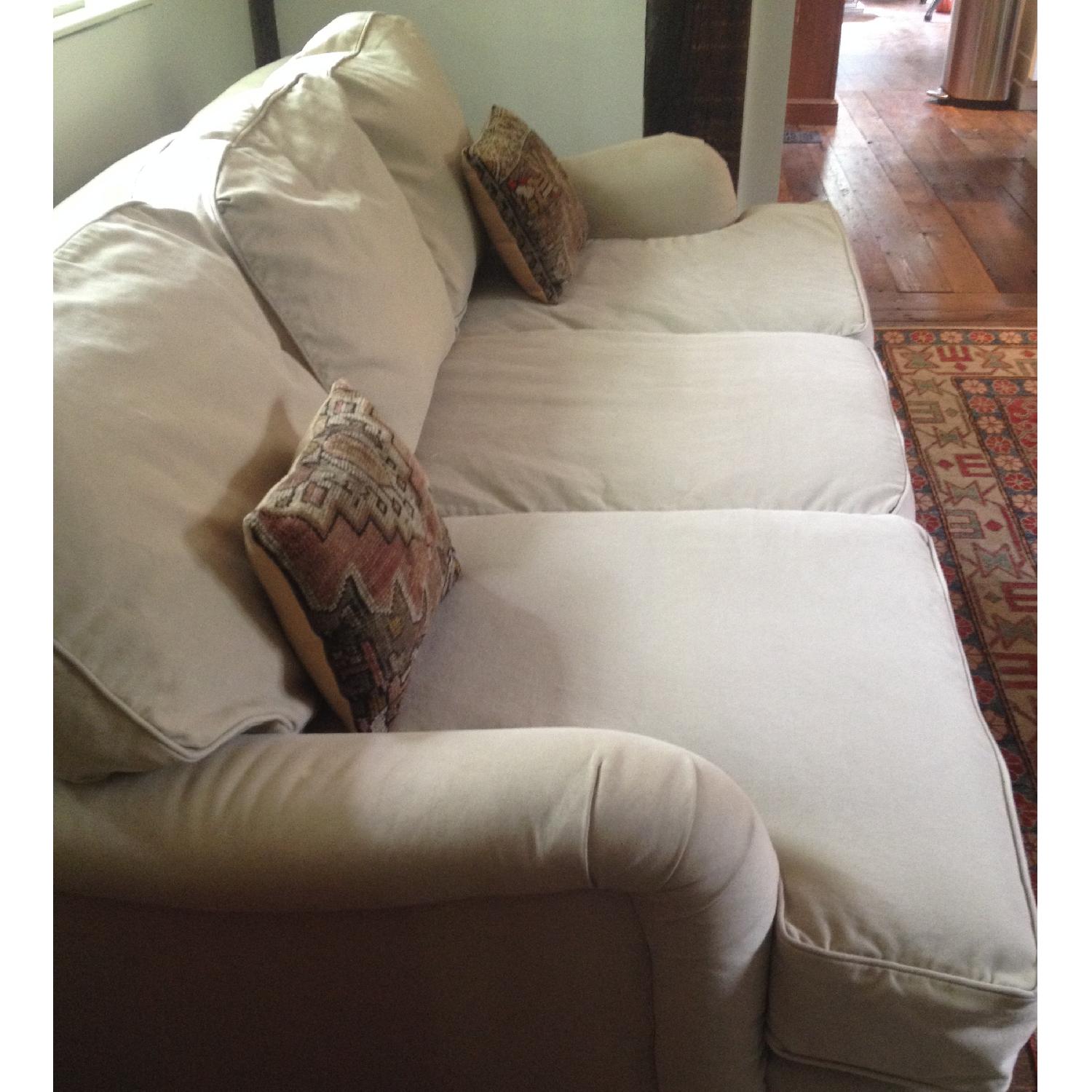 Restoration Hardware English Roll Arm Sleeper Sofa - image-2