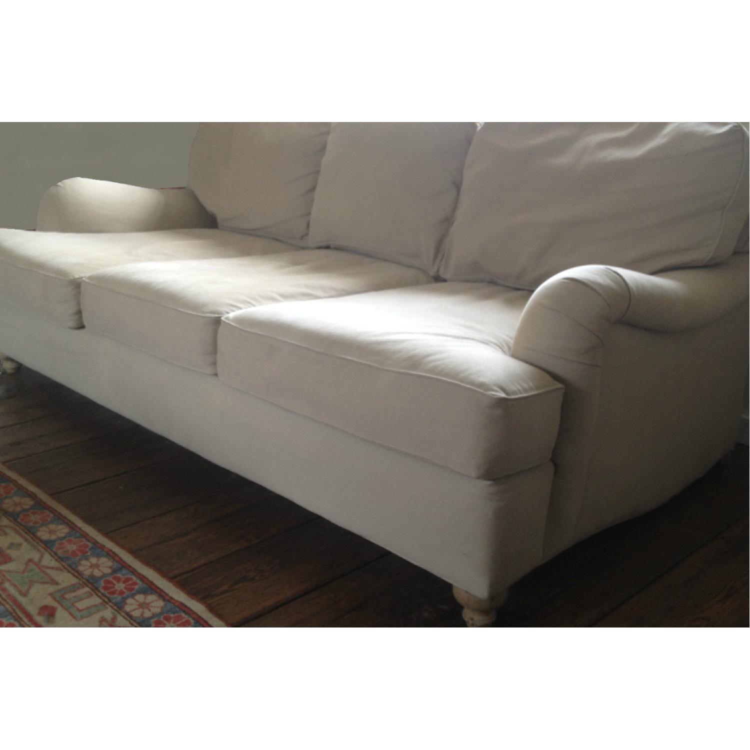 Restoration Hardware English Roll Arm Sleeper Sofa - image-3