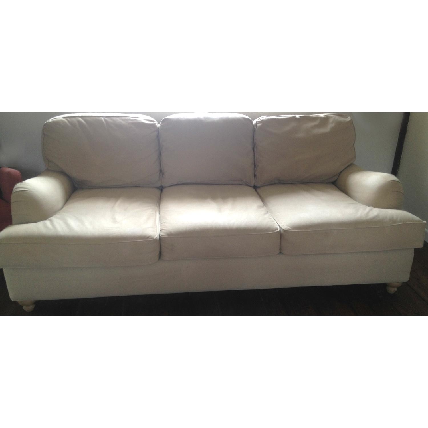 Restoration Hardware English Roll Arm Sleeper Sofa - image-4