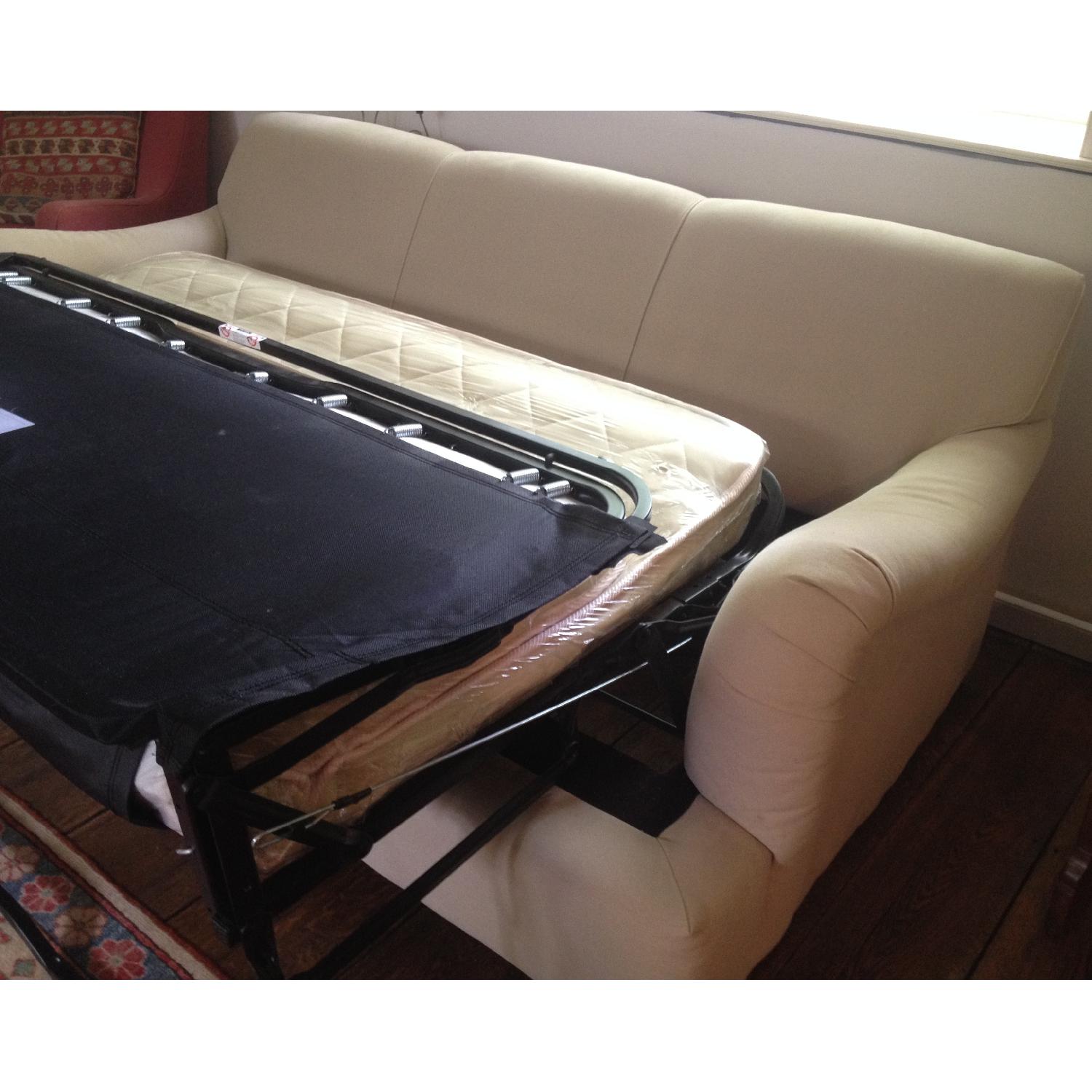 Restoration Hardware English Roll Arm Sleeper Sofa - image-7