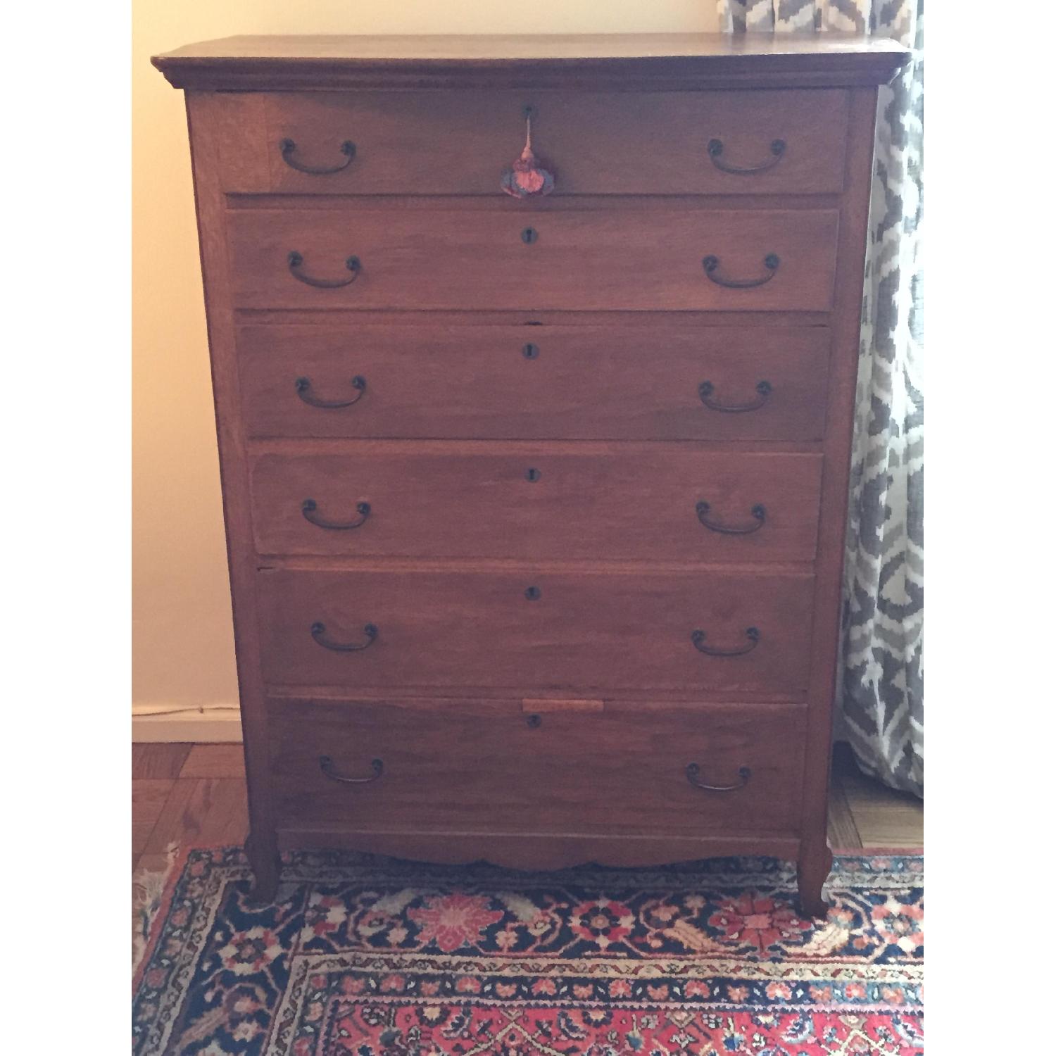 Antique 6 Drawer Dresser - image-1