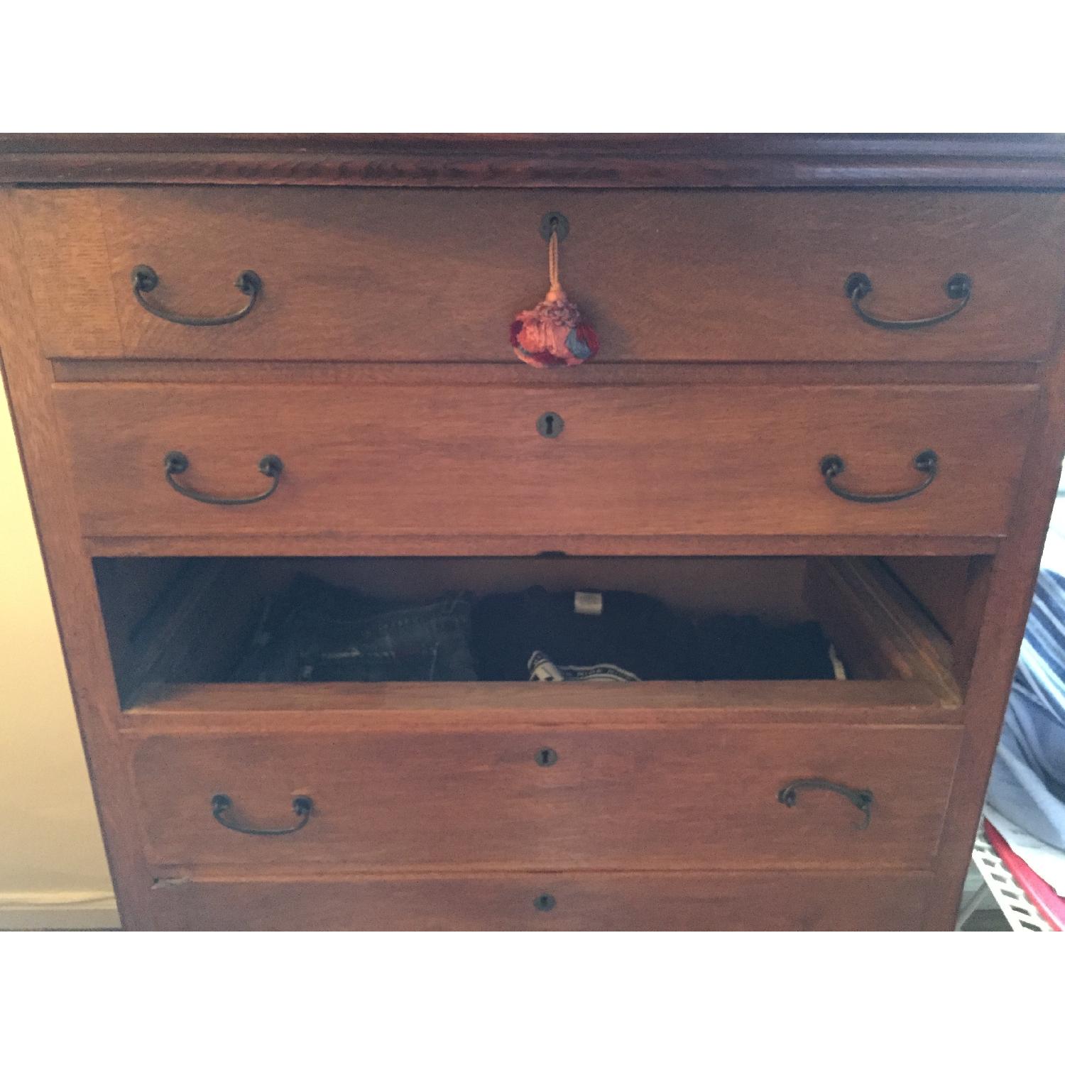 Antique 6 Drawer Dresser - image-7