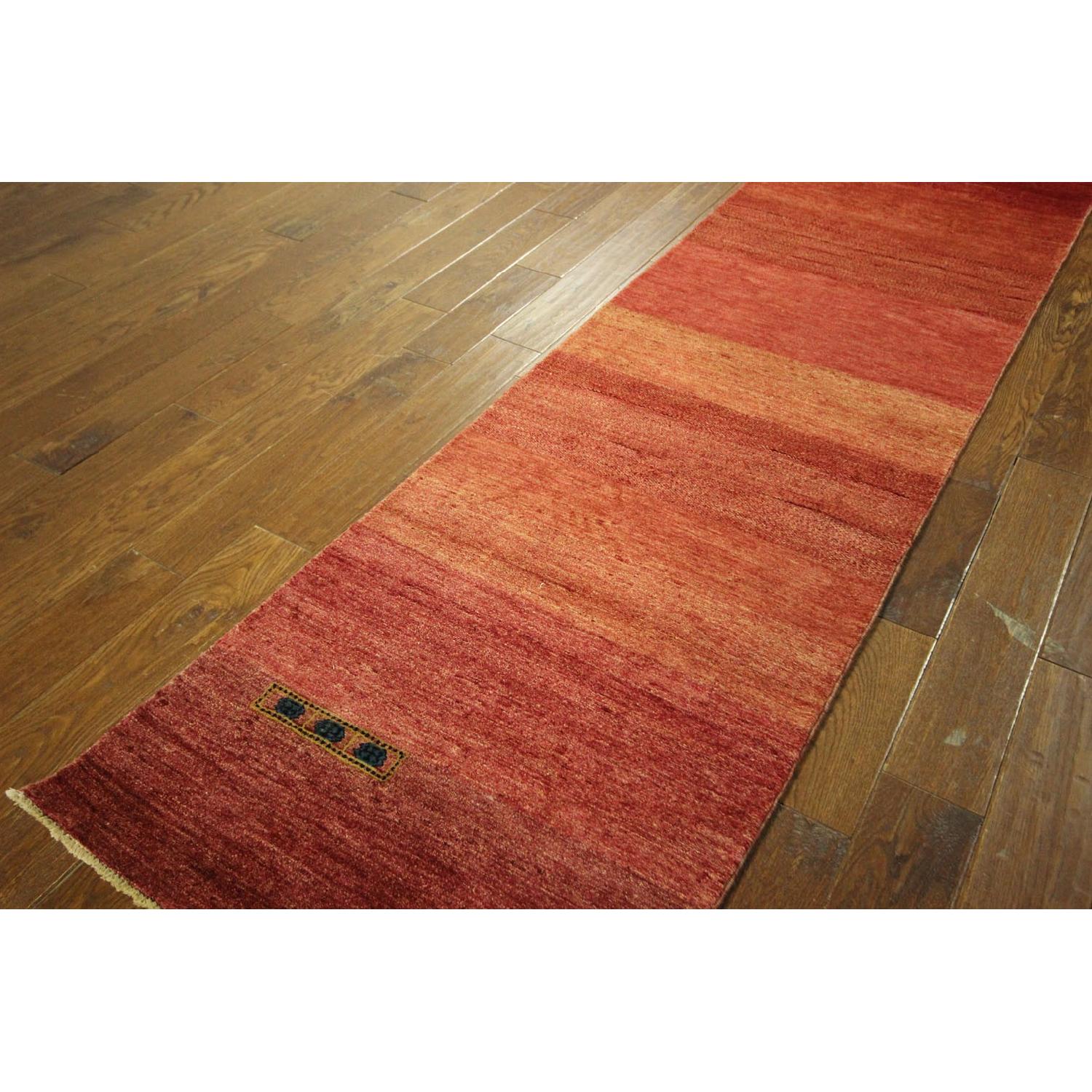 Lori Buft Persian Gabbeh Runner Oriental Hand Knotted Wool Area Rug H7988 - image-2