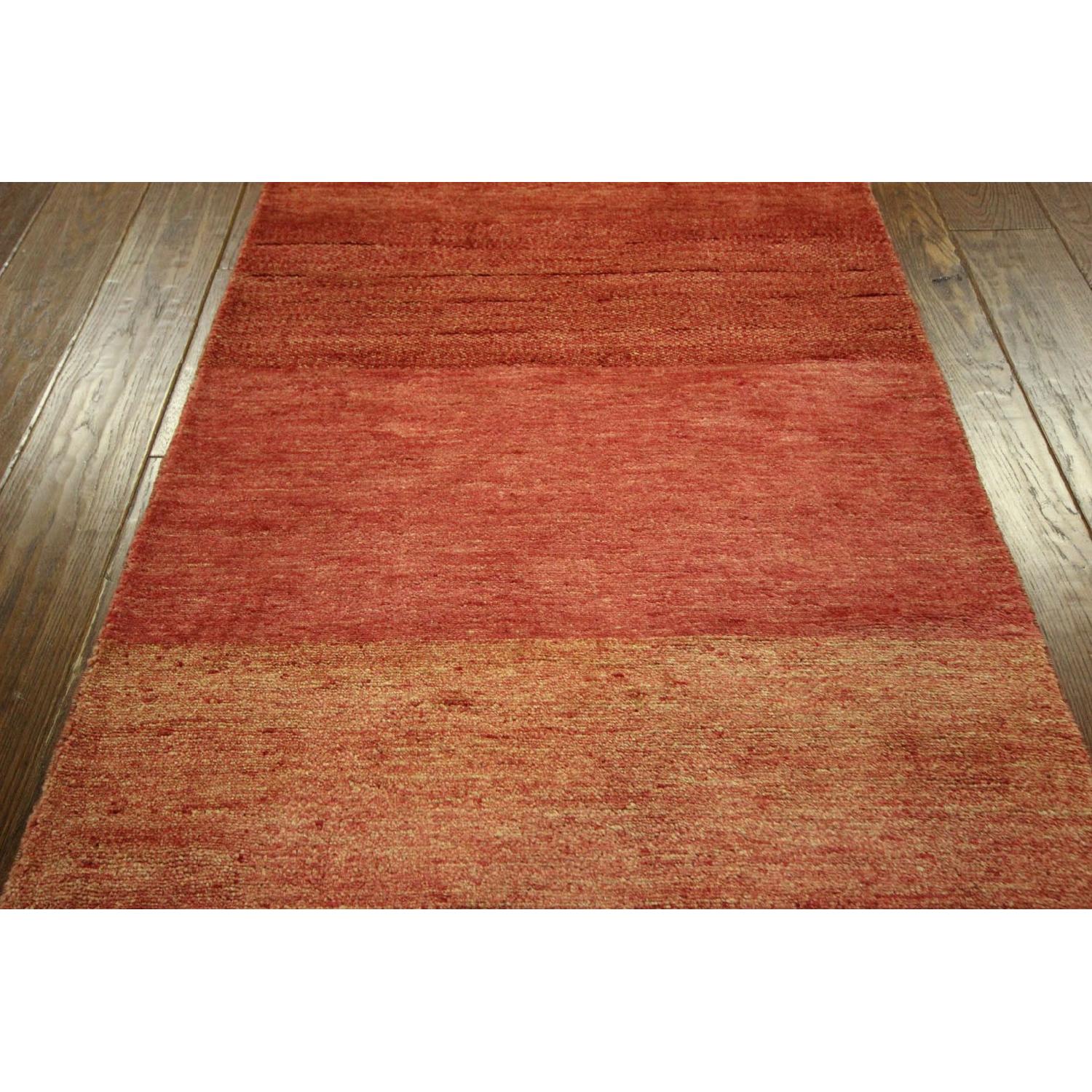 Lori Buft Persian Gabbeh Runner Oriental Hand Knotted Wool Area Rug H7988 - image-4