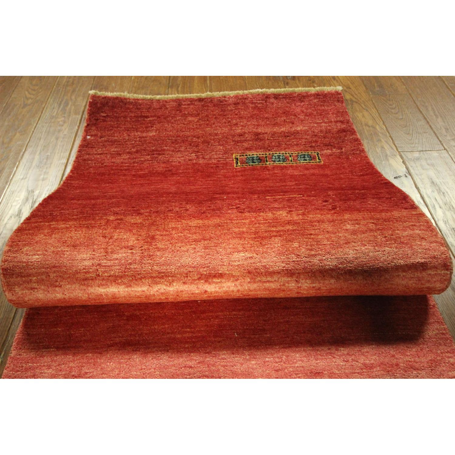 Lori Buft Persian Gabbeh Runner Oriental Hand Knotted Wool Area Rug H7988 - image-6