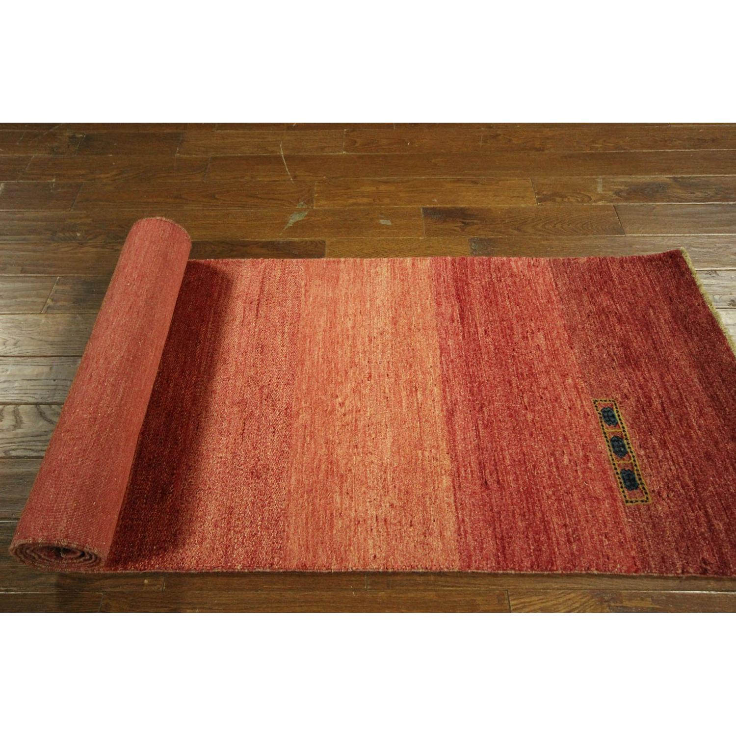 Lori Buft Persian Gabbeh Runner Oriental Hand Knotted Wool Area Rug H7988 - image-9