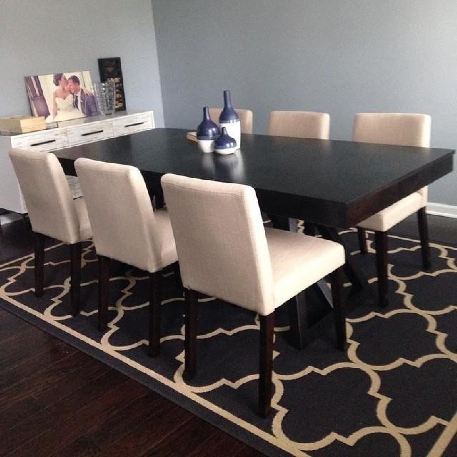 West Elm Porter Upholstered Dining Chairs Sandstone - Set of 6 - image-4