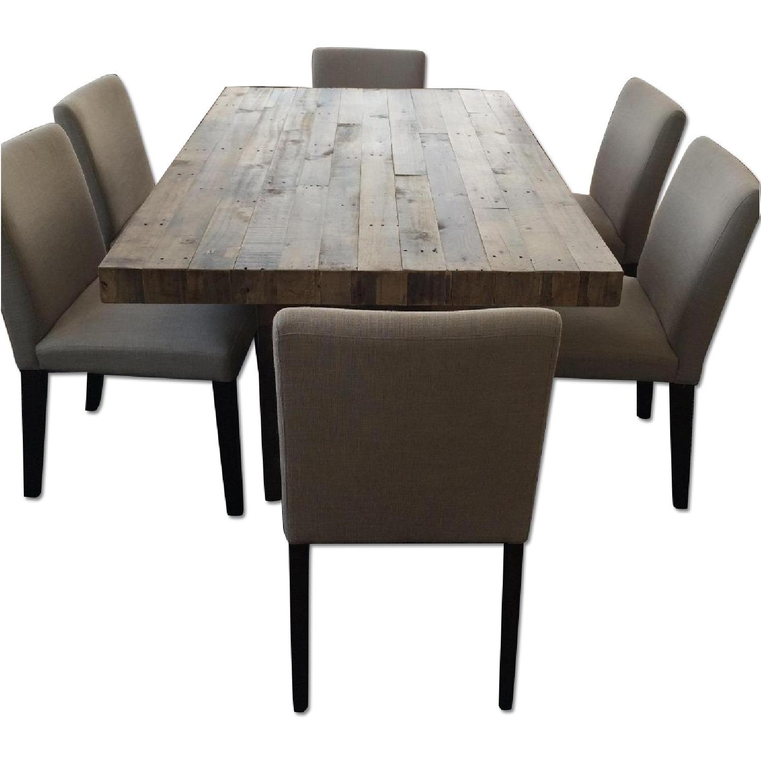 West Elm Porter Upholstered Dining Chairs Sandstone - Set of 6 - image-0