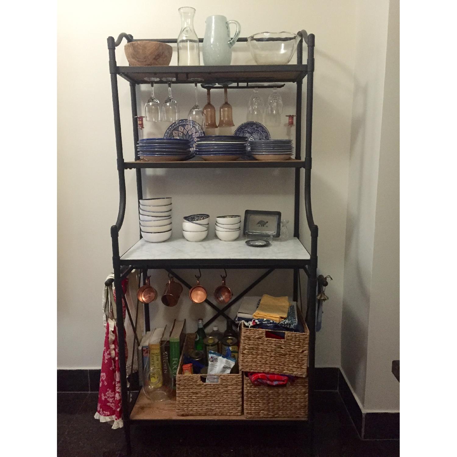 Pottery Barn Hamilton Baker's Rack - image-3