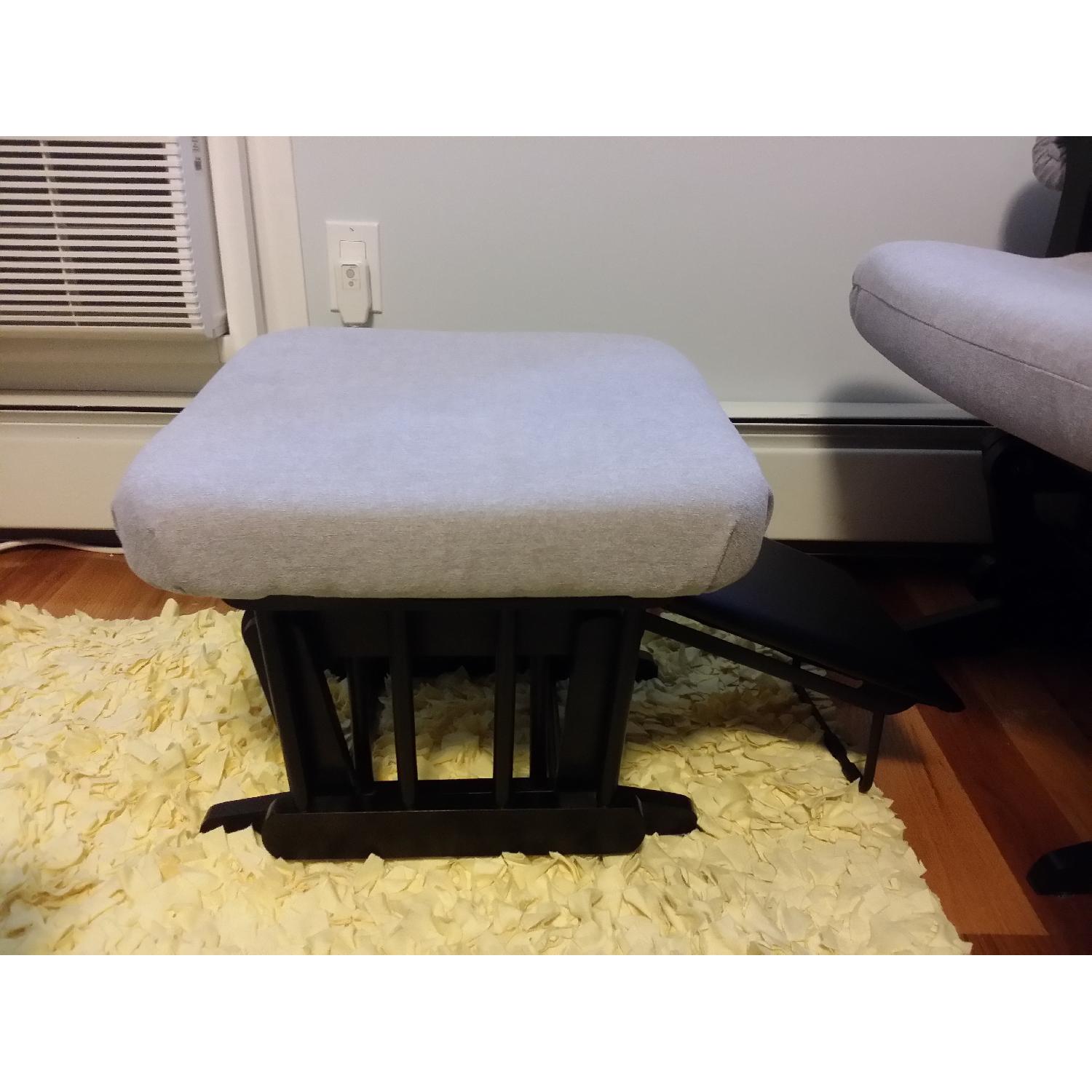 Dutailier Reclining Sleigh Glider and Ottoman Set - image-4