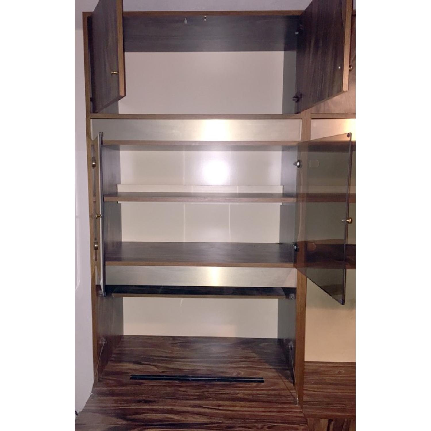 Double Wooden Entertainment Center - image-4