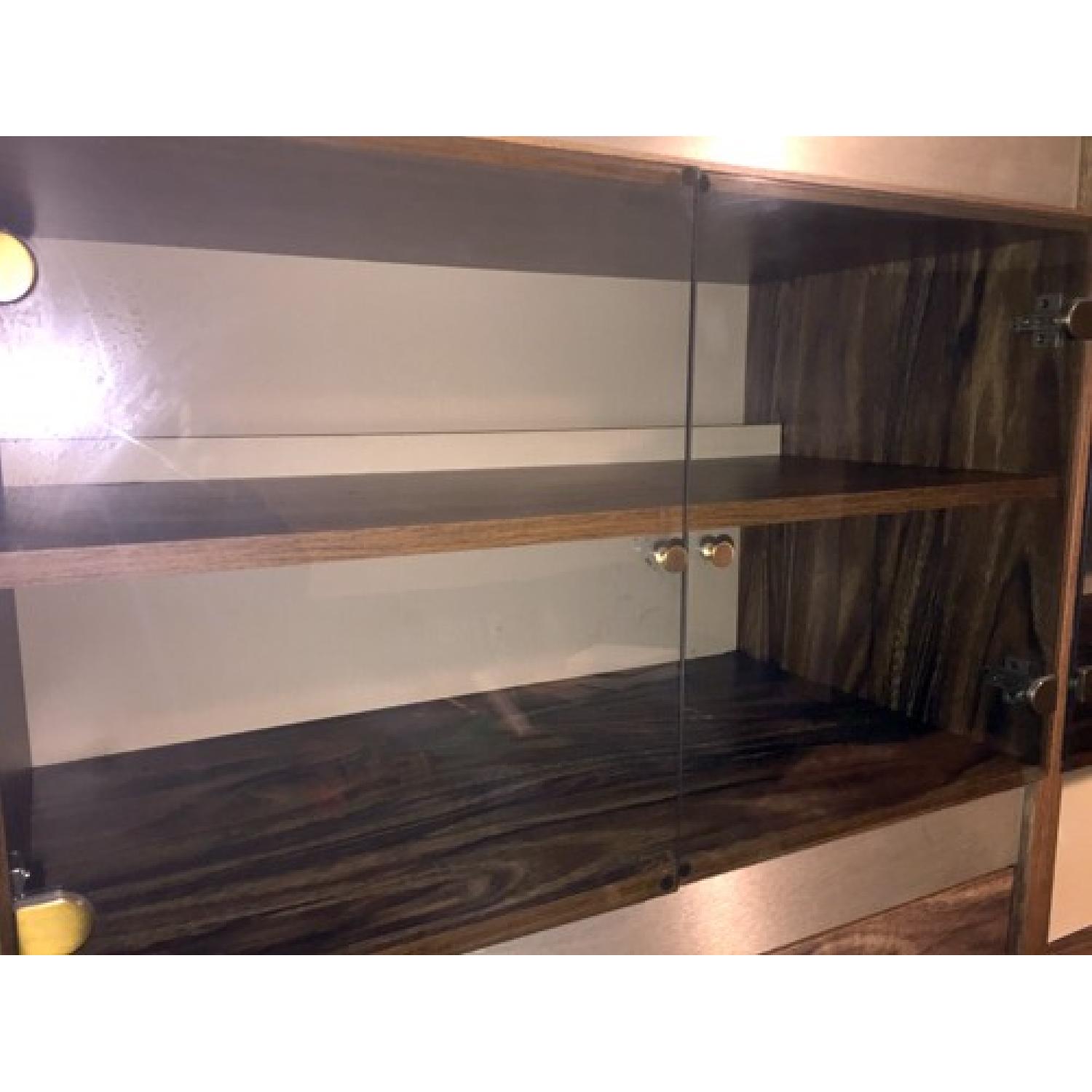 Double Wooden Entertainment Center - image-5