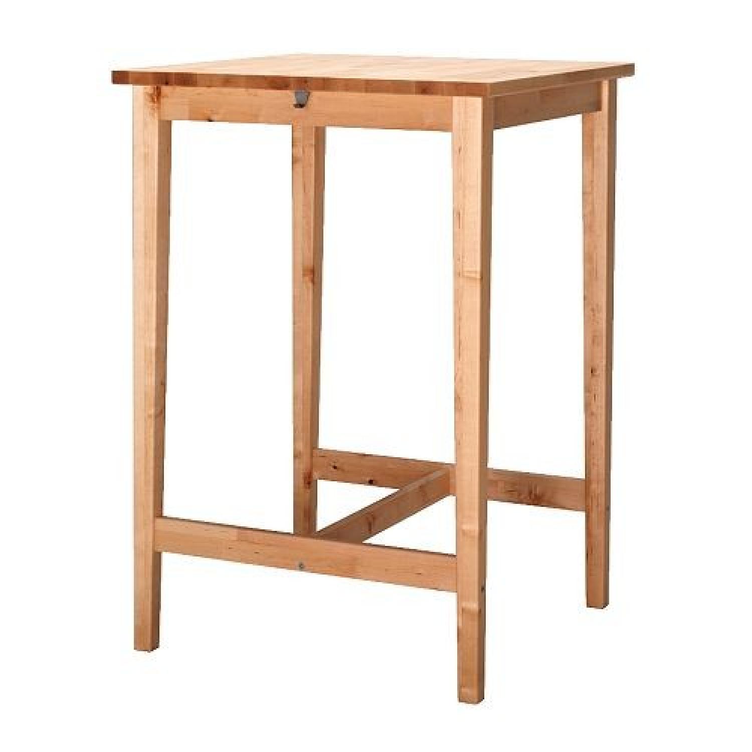 Ikea Bar Table w/ 2 Bar Stools - image-2
