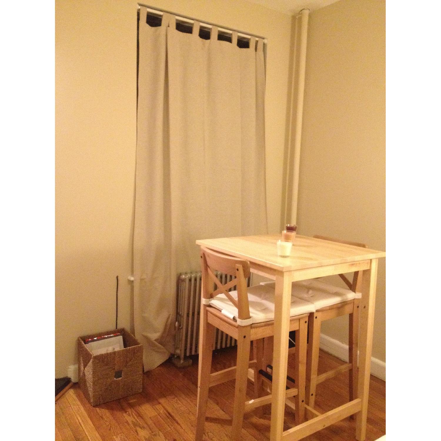 Ikea Bar Table w/ 2 Bar Stools AptDeco
