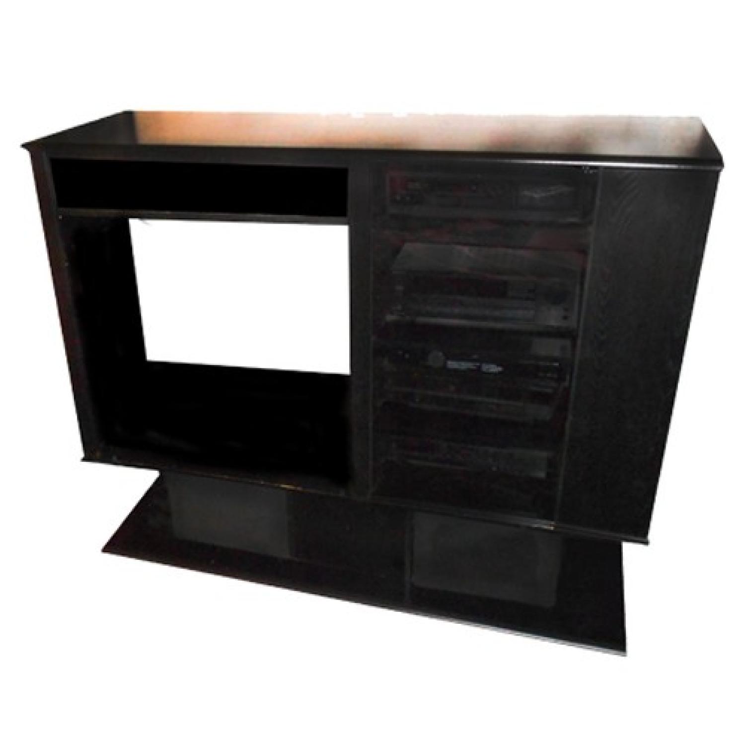 Glass Door Entertainment Center AptDeco