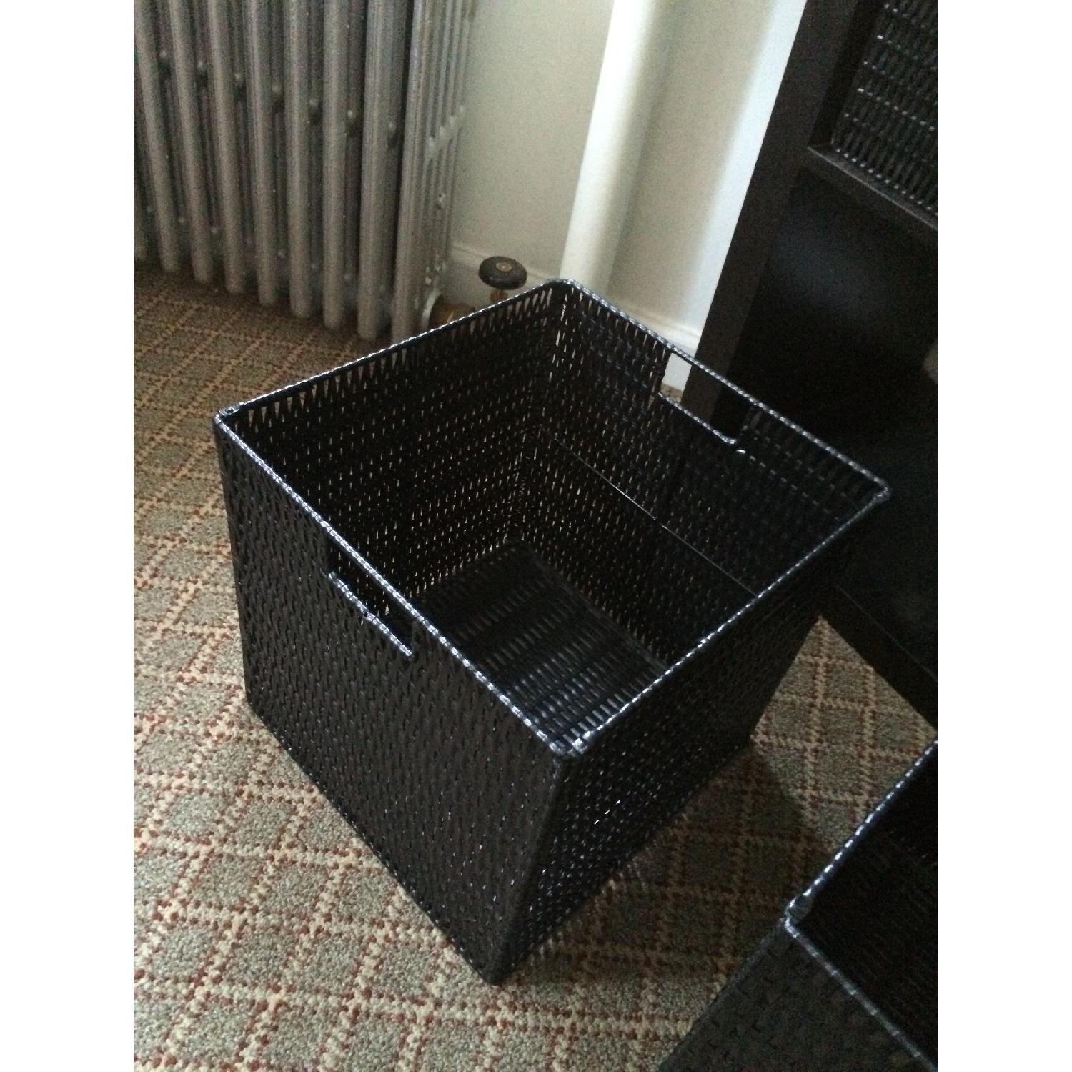 Ikea Kallax Shelves w/ 8 Storage Baskets AptDeco
