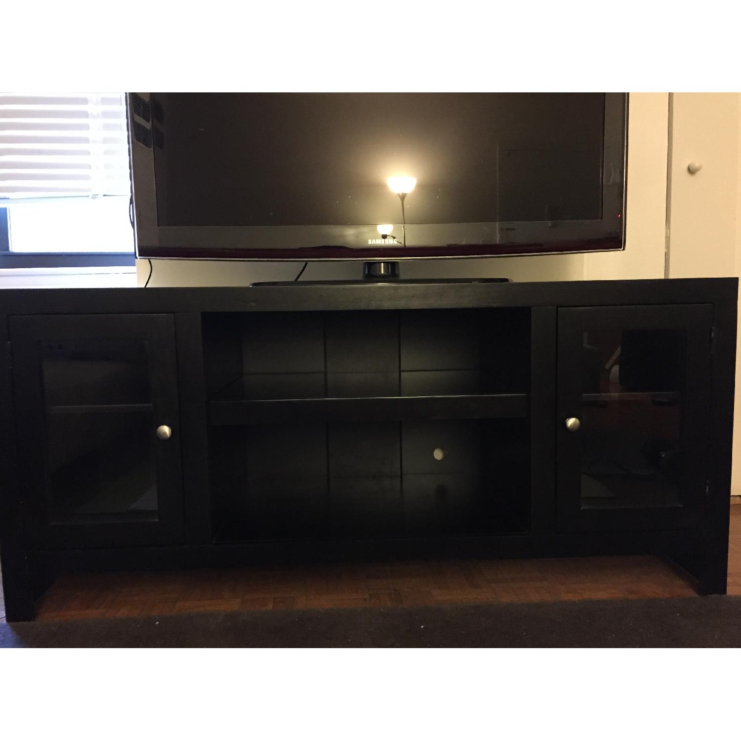 Whalen Furniture Golden Oak Del Mar Entertainment Center - image-2