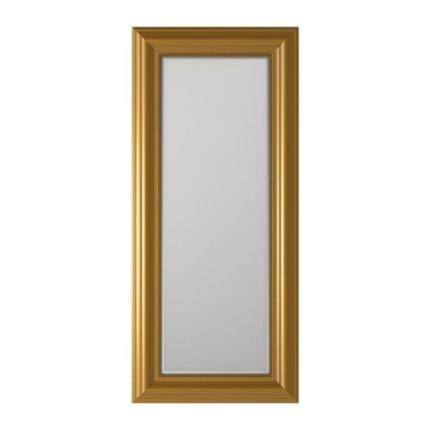 Ikea Levanger Mirror In Gold AptDeco