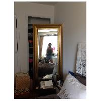 Ikea Levanger Mirror in Gold - AptDeco