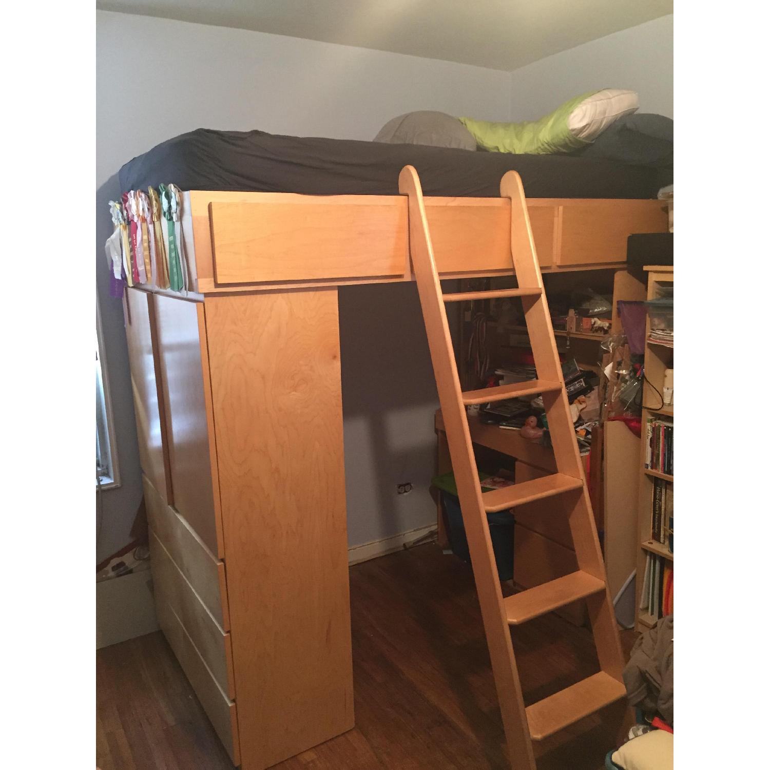 Gothic Cabinet Craft Twin Loft Bed - image-2