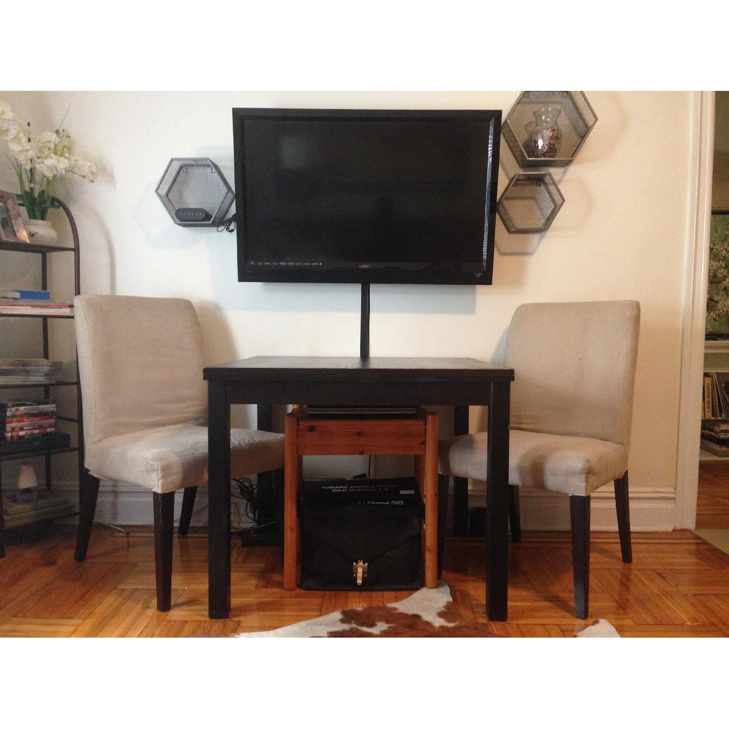 Ikea Bjursta Dining Table w/ 2 Borje Chairs - image-1