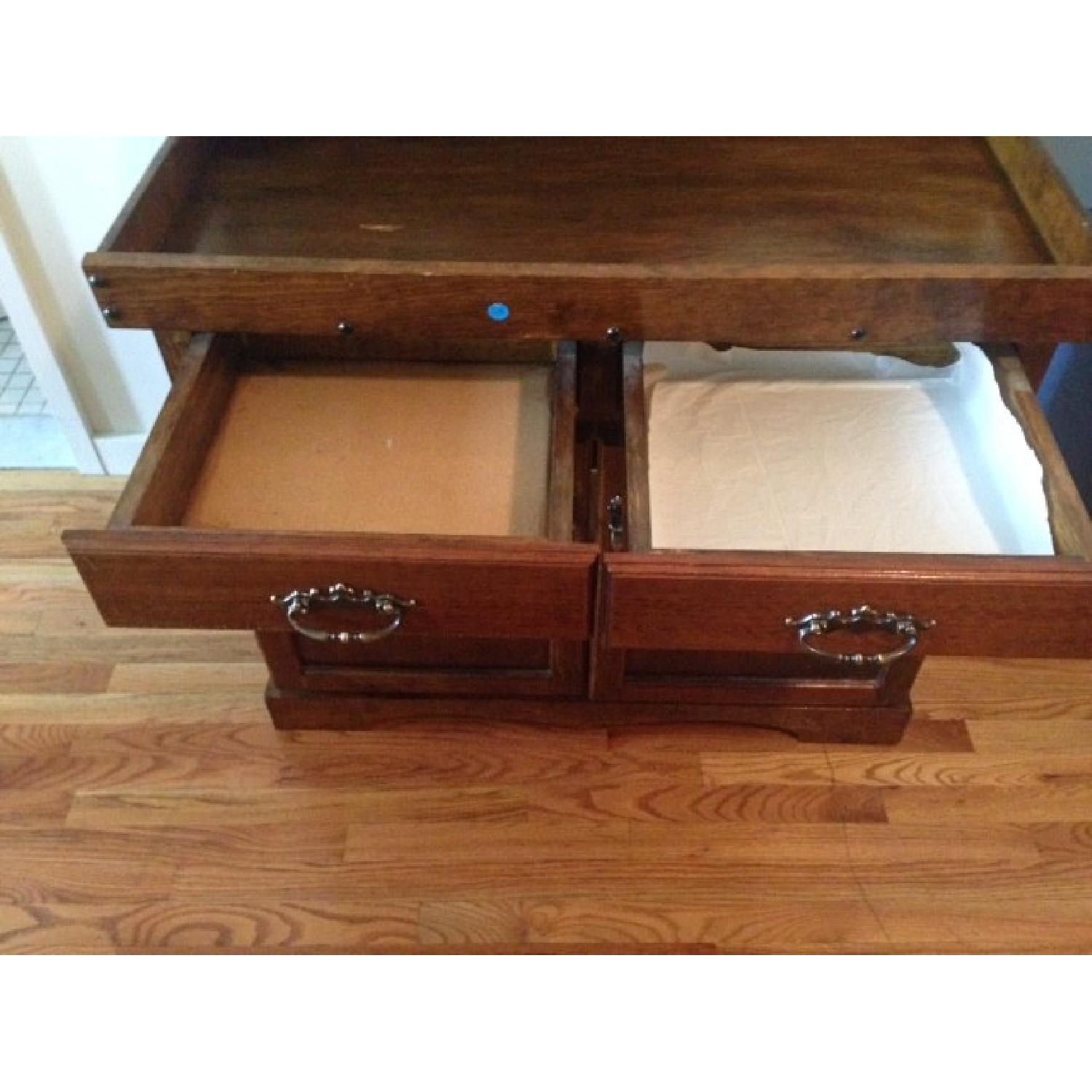 Vintage Solid Wood Baby Changing Table - image-4