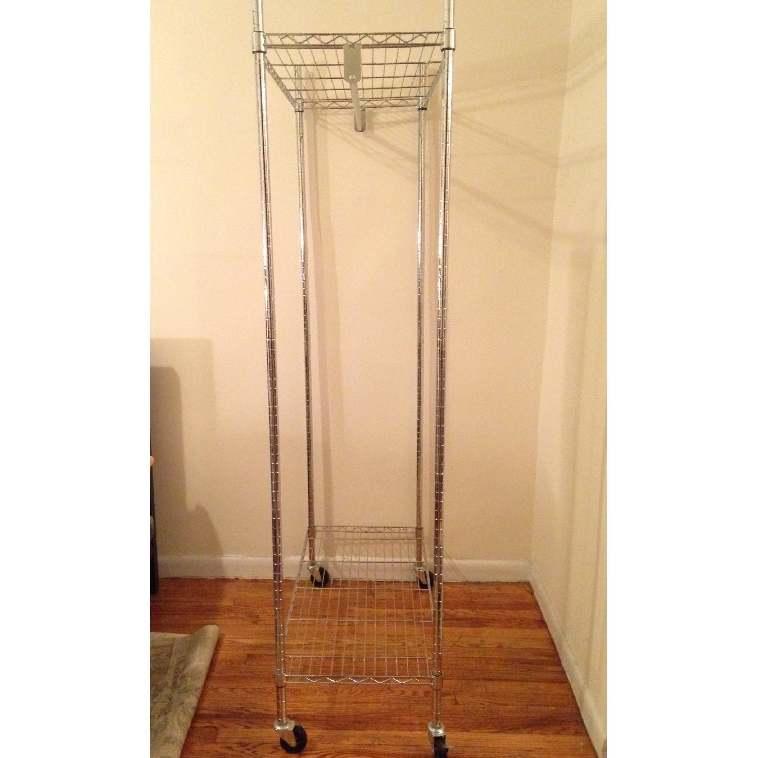 Bed Bath & Beyond/Honey-Can-Do Garment Rack with Rolling Wheels - image-2