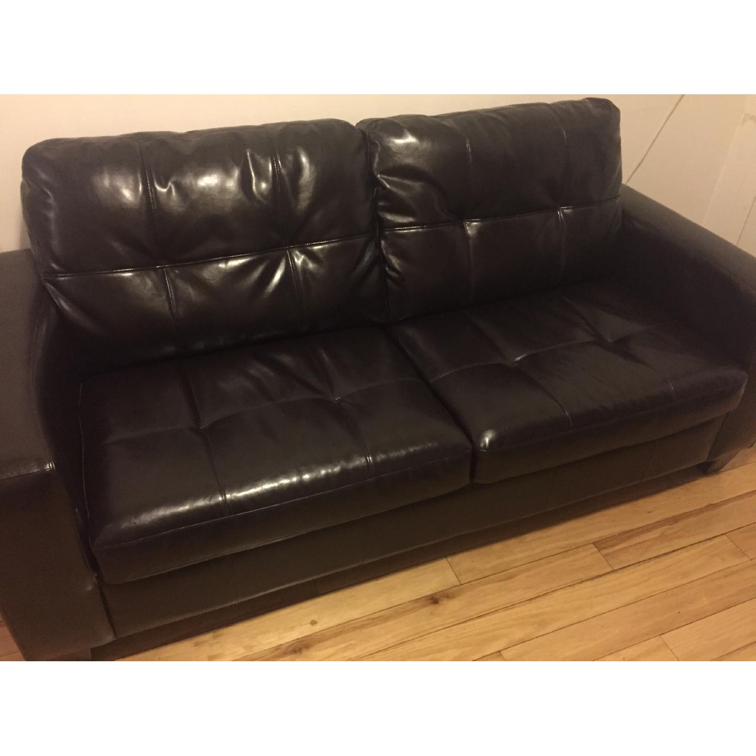 Leather Sofa Bed - image-4