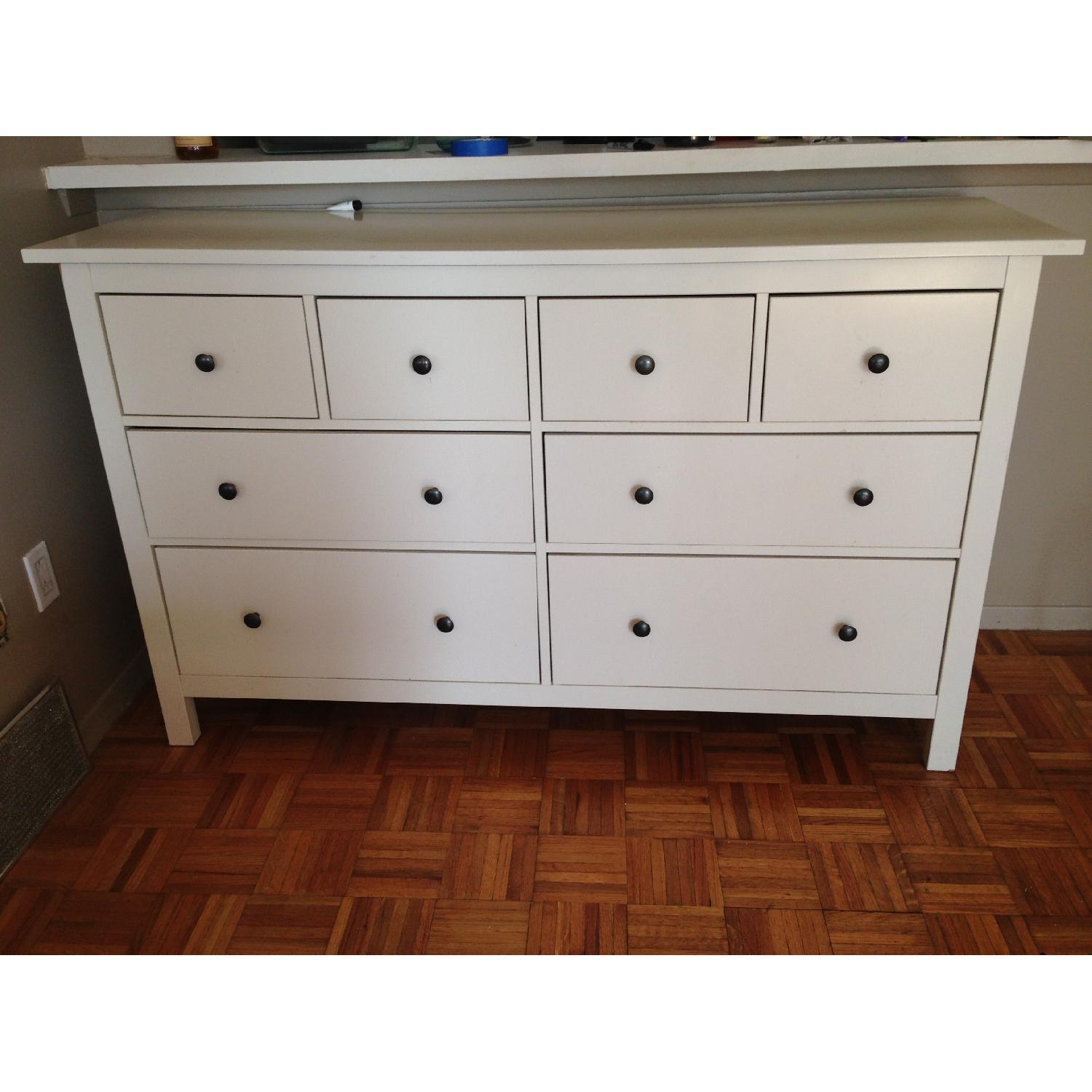 Ikea Hemnes White 8-Drawer Dresser - image-4