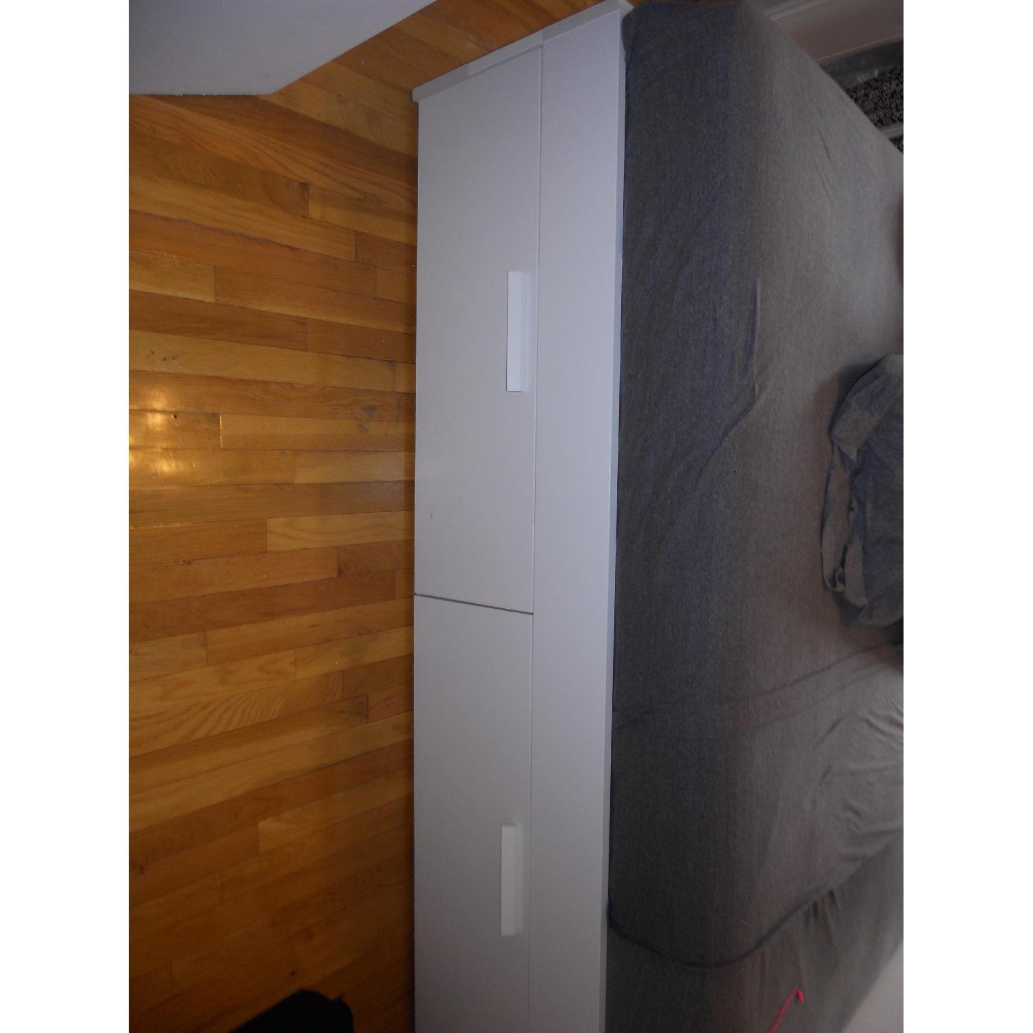Ikea Brimnes Full Size Bed Frame w/ Storage Headboard - image-7
