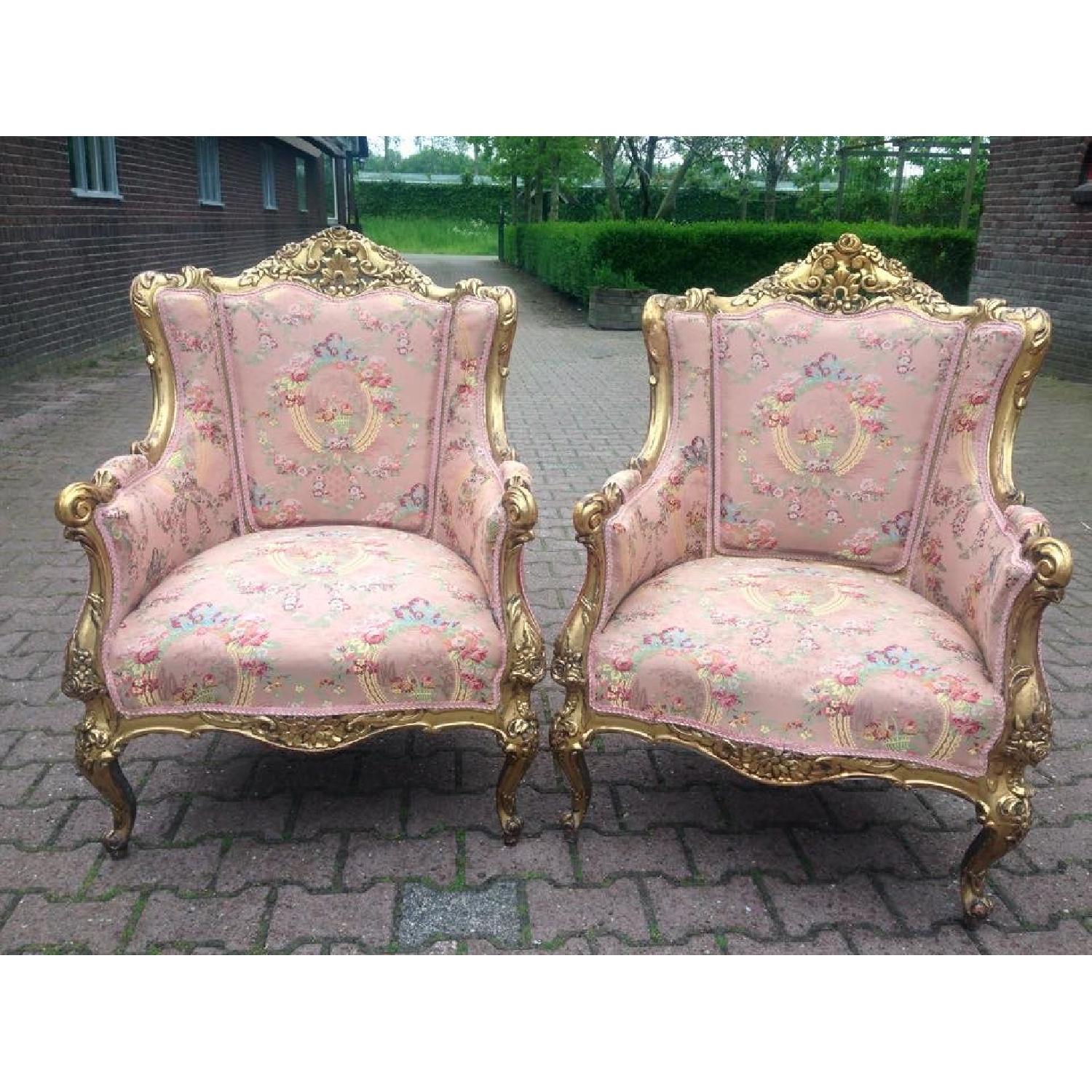 Louis XVI Sofa + 4 Chairs - image-2