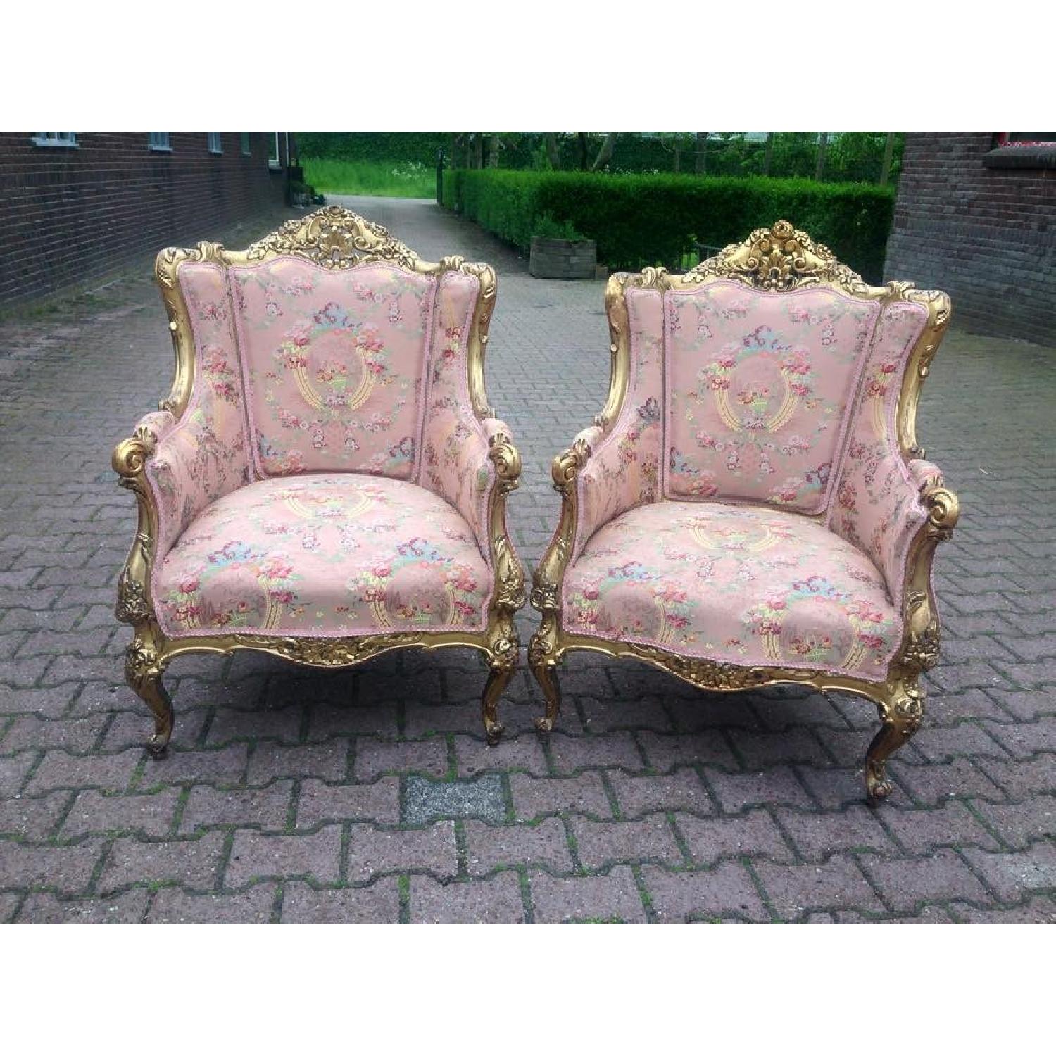 Louis XVI Sofa + 4 Chairs - image-3