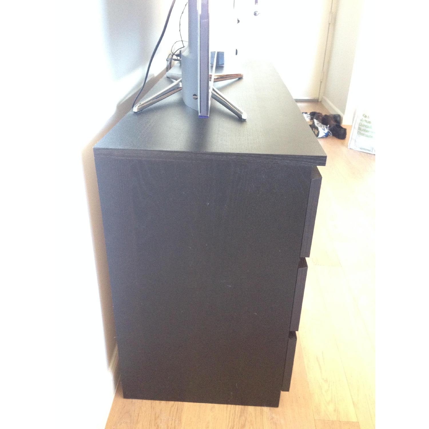 Ikea Malm Black-Brown 6-Drawer Dresser - image-3