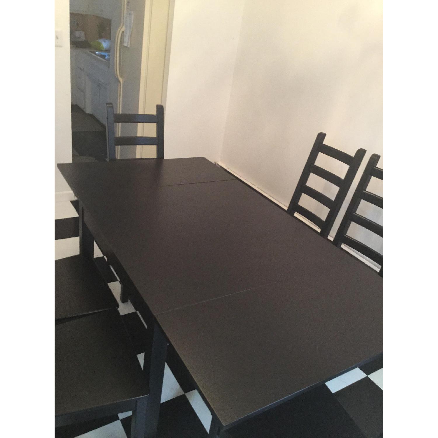 Ikea Bjursta Dining Table w/ 6 Kaustby Chairs - image-4