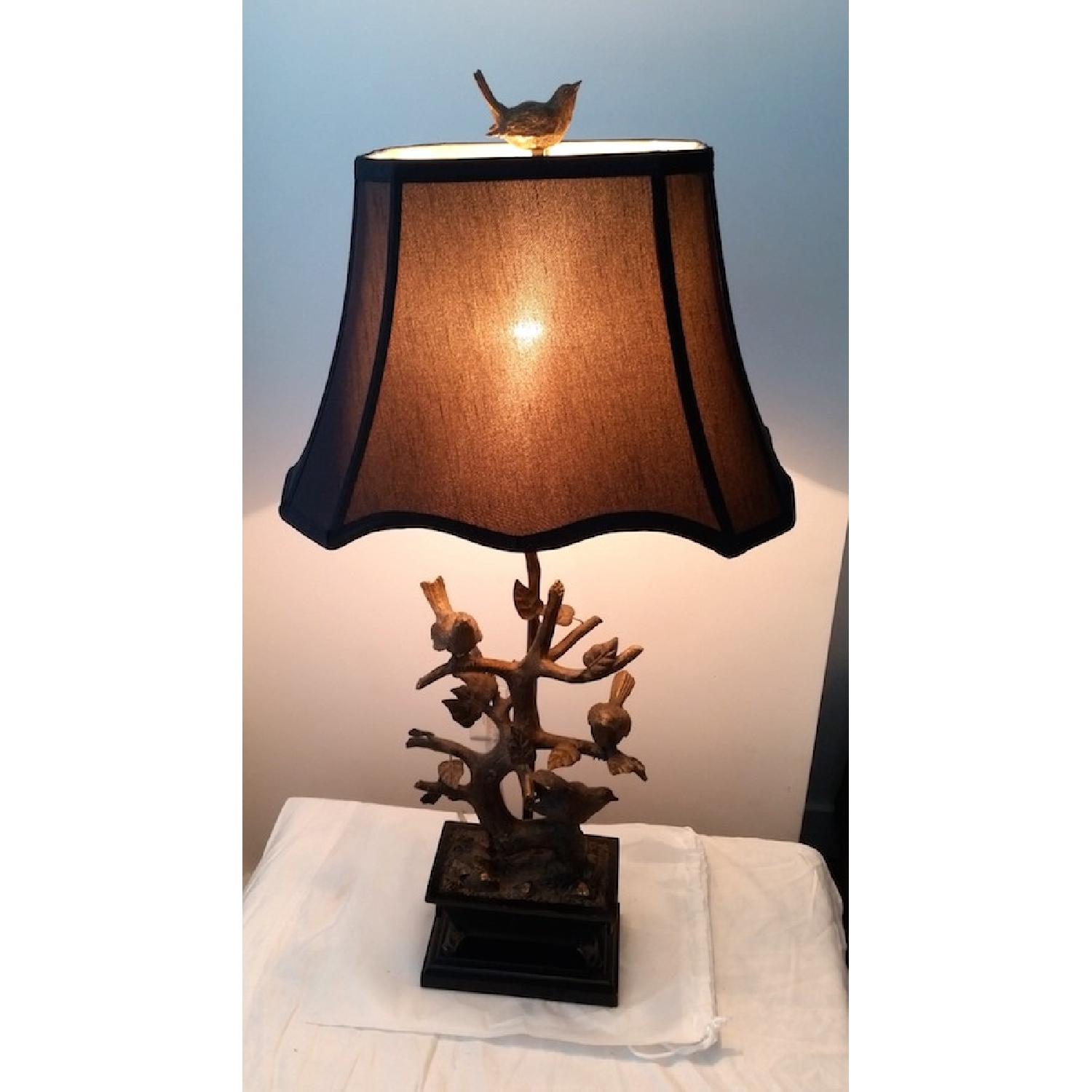 Horchow Bird & Branch Table Lamp - image-2