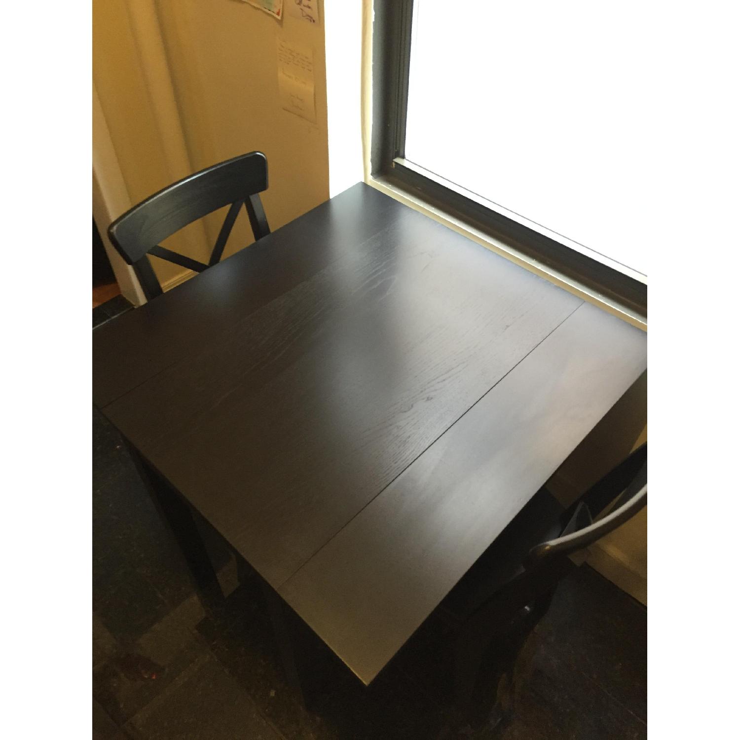 Ikea Expandable Dining Table w/ 2 Chairs - image-1