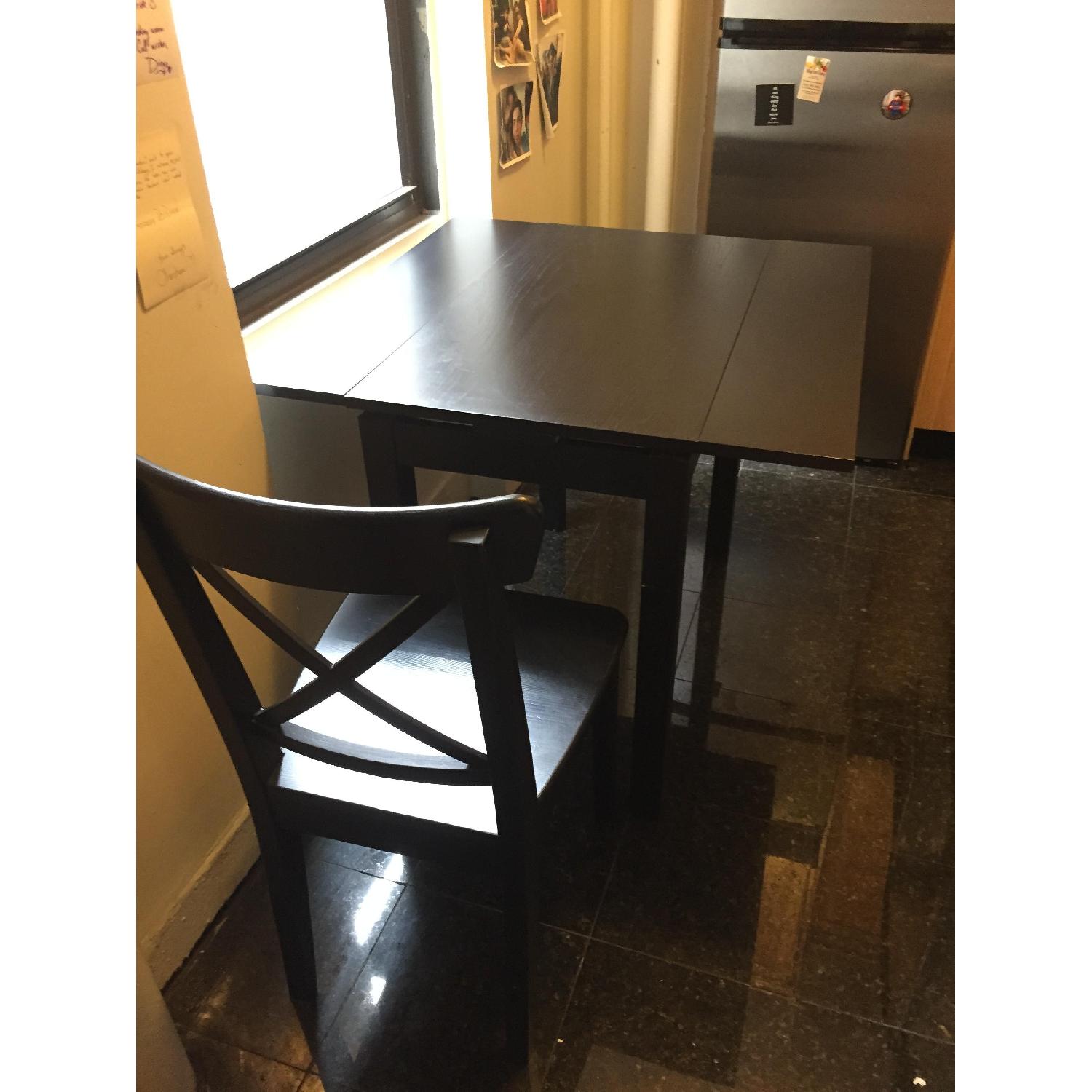 Ikea Expandable Dining Table w/ 2 Chairs - image-4