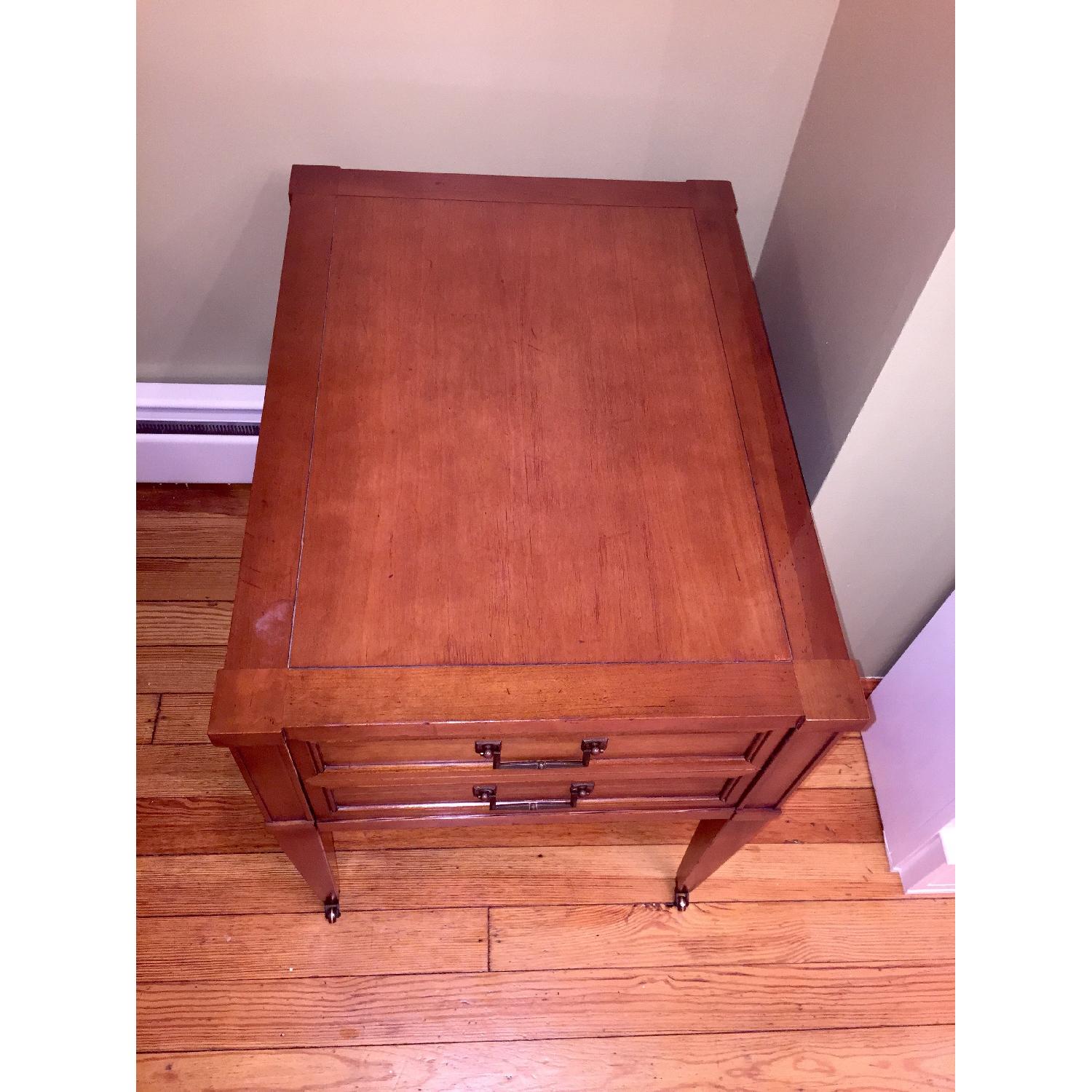 Antique Side Table w/ Drawer - image-2