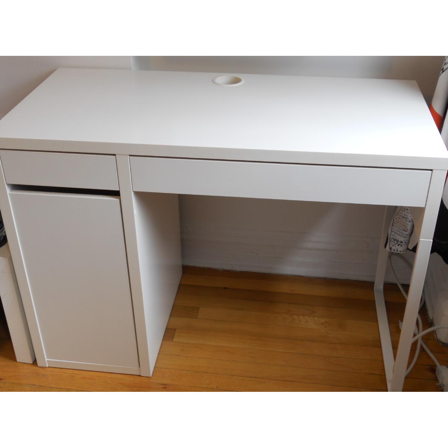 Ikea Micke Desk + Lack Shelf - image-4