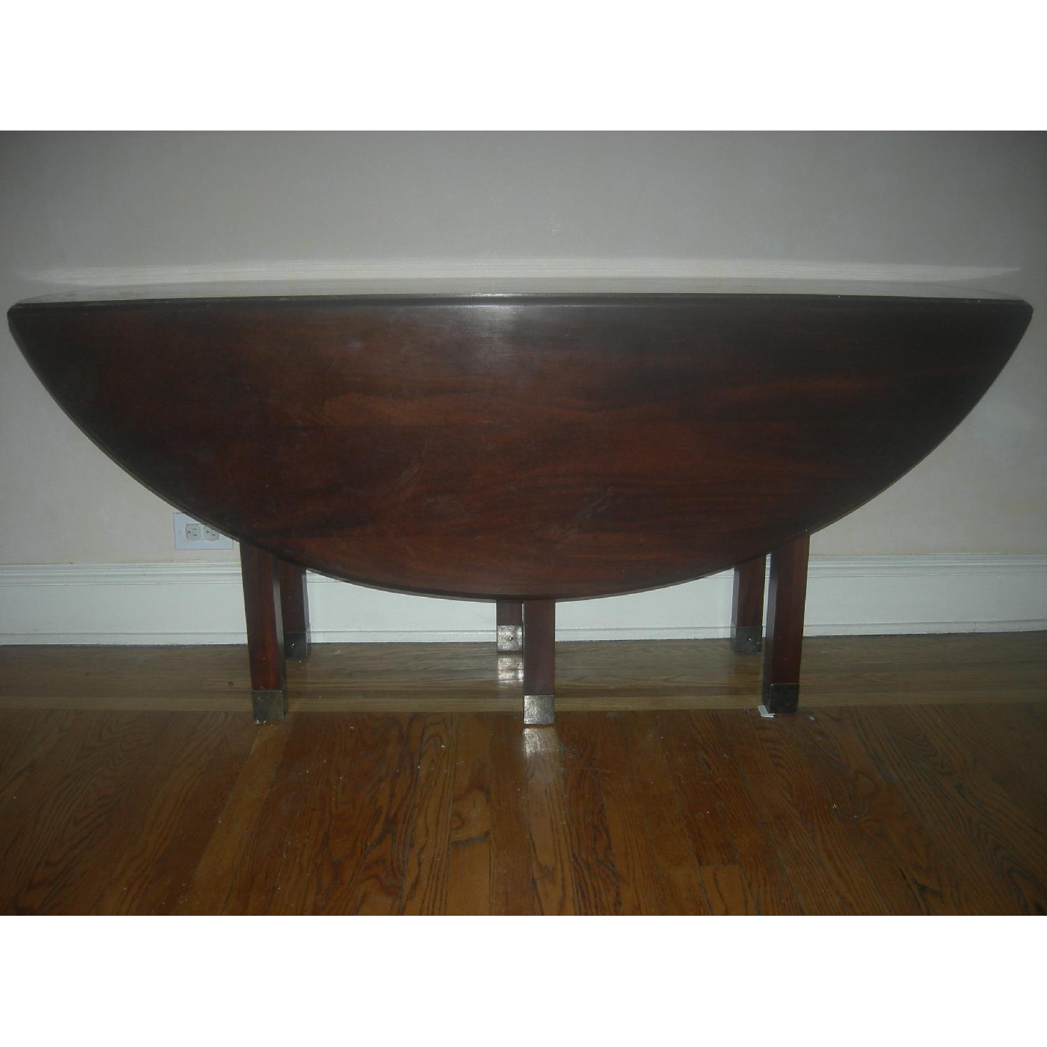 Baker Furniture Drop Leaf Table AptDeco