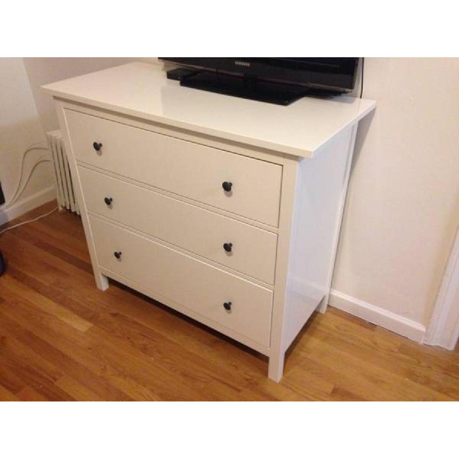 Ikea Hemnes White 3-Drawer Dresser - image-2
