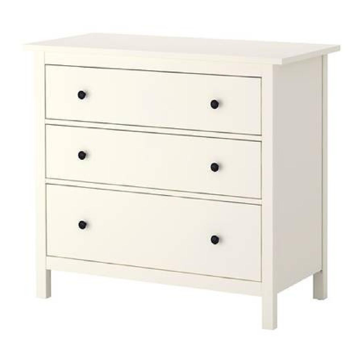 Ikea Hemnes White 3-Drawer Dresser - image-3