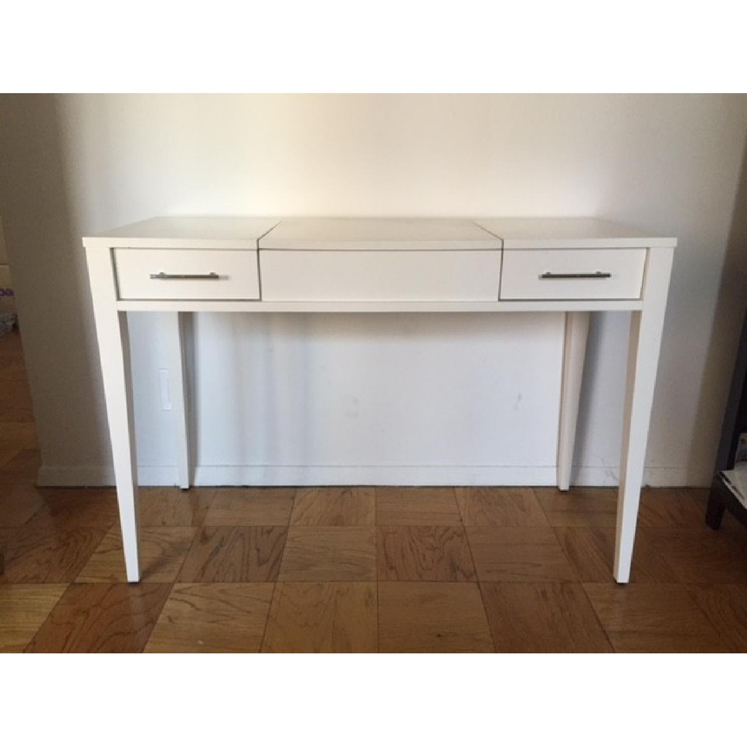 West Elm White Vanity - image-1